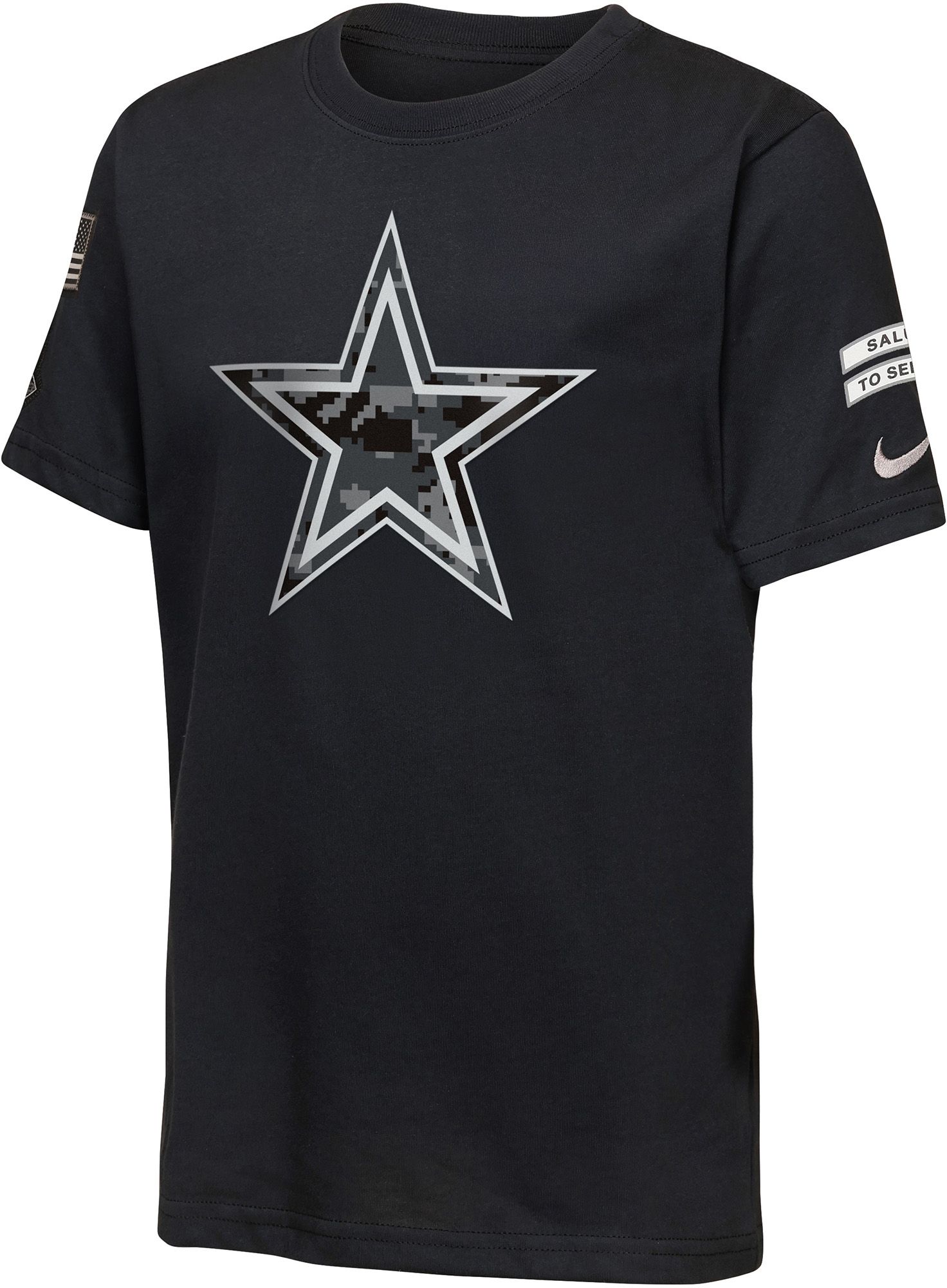 Nike Youth Dallas Cowboys Salute To Service 2026 Slub Shirt