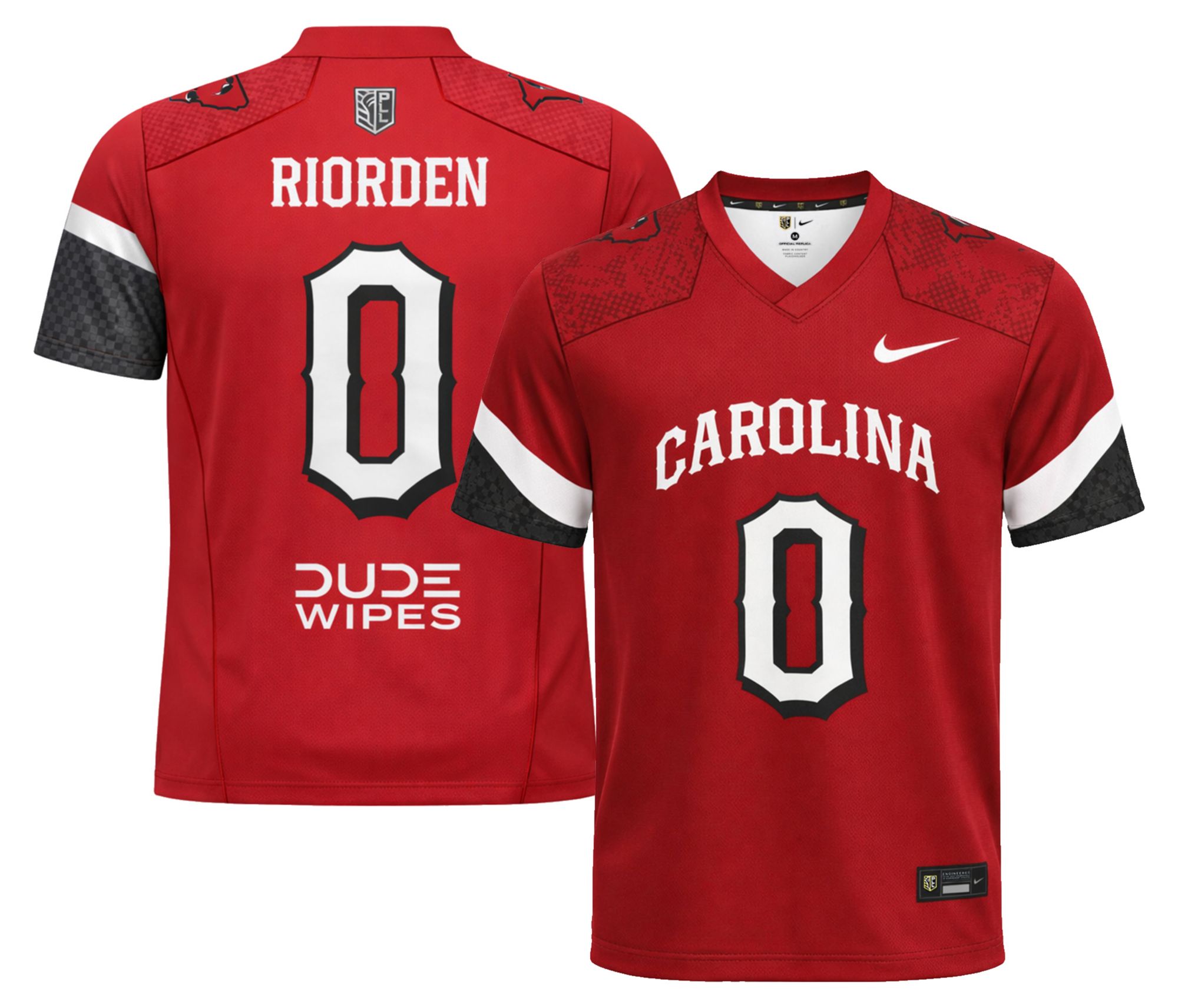 Nike Youth Carolina Chaos Red Blaze Riorden #0 Home Replica Jersey