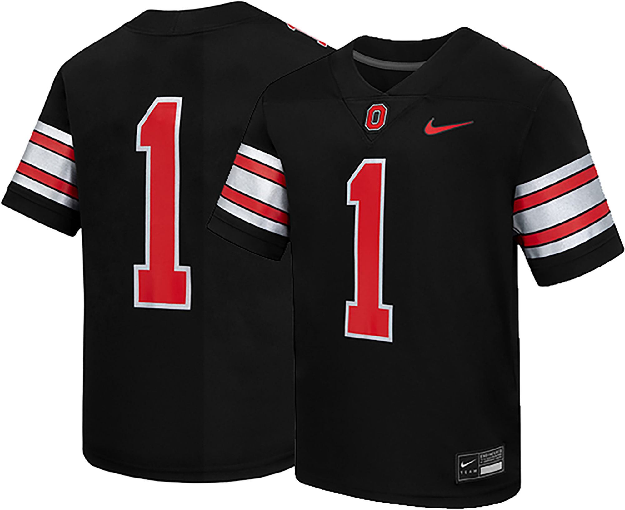Nike Little Kids' Ohio State Buckeyes #1 Alternate Replica Football Jersey