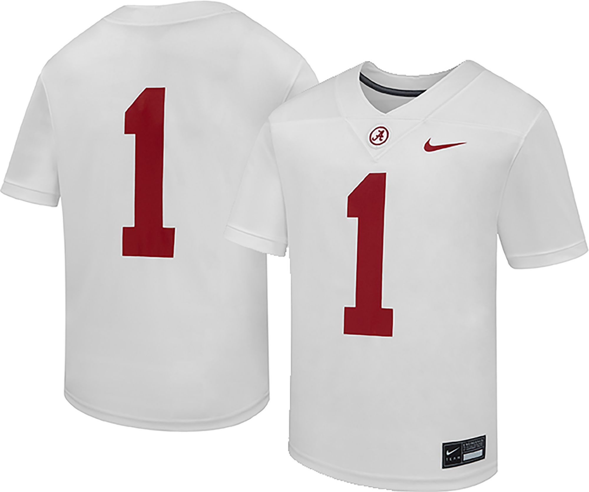 Nike White Youth Alabama Crimson Tide Replica Football Jersey