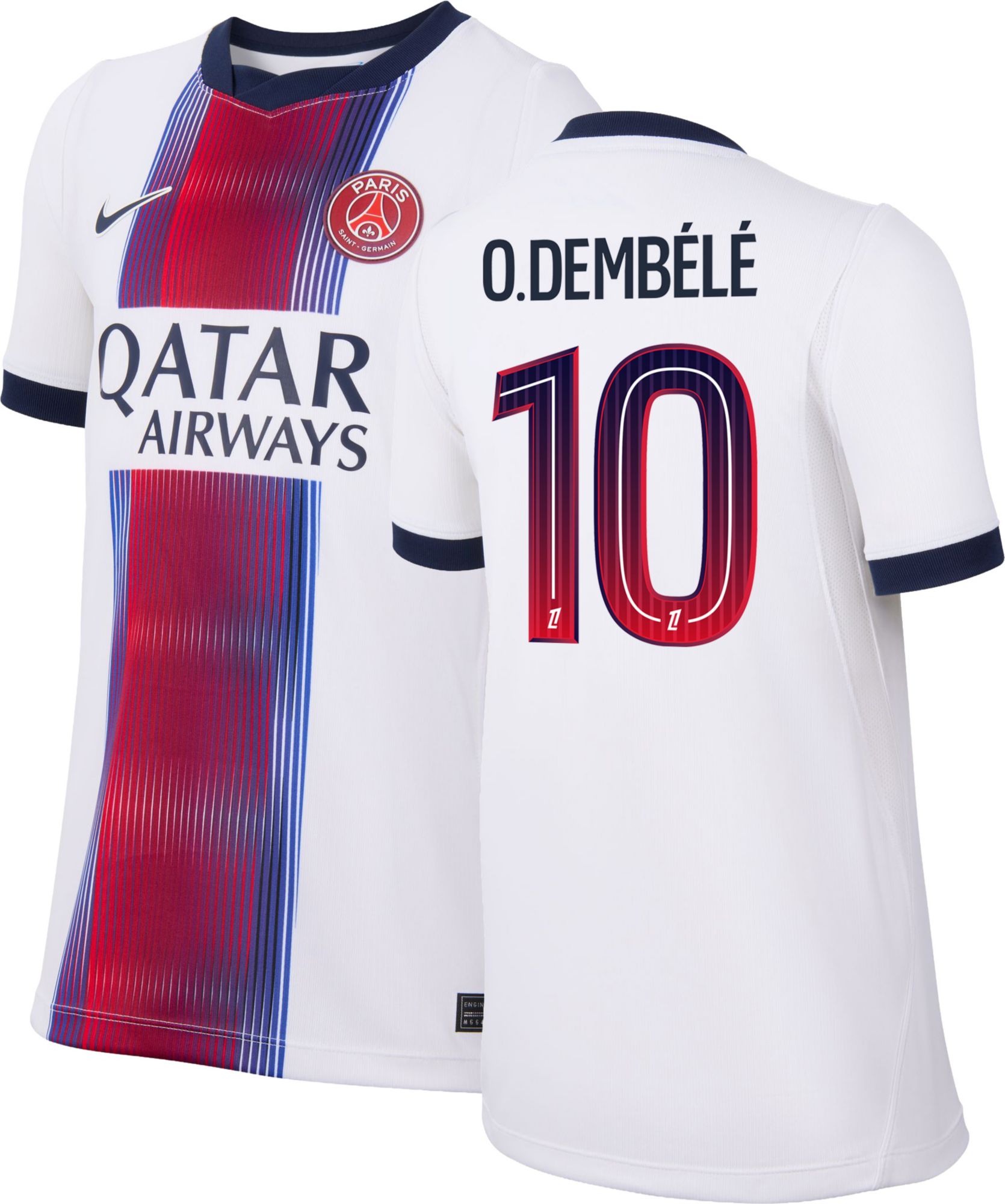 Nike Youth Paris Saint-Germain Ousmane Dembele 2026 Away Replica Jersey
