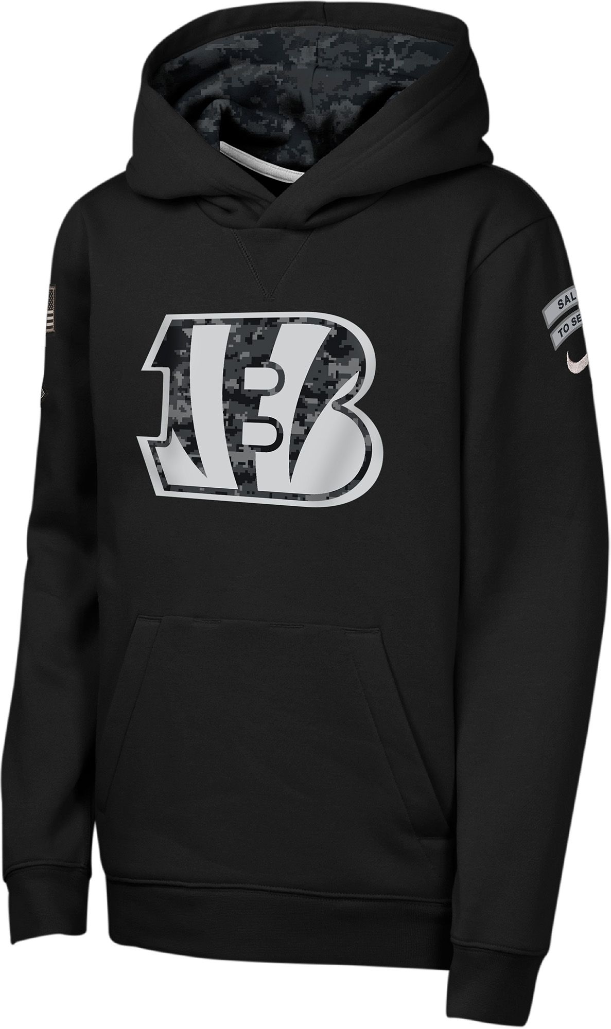 Nike Youth Cincinnati Bengals Salute to Service 2026 Standard Issue Hoodie