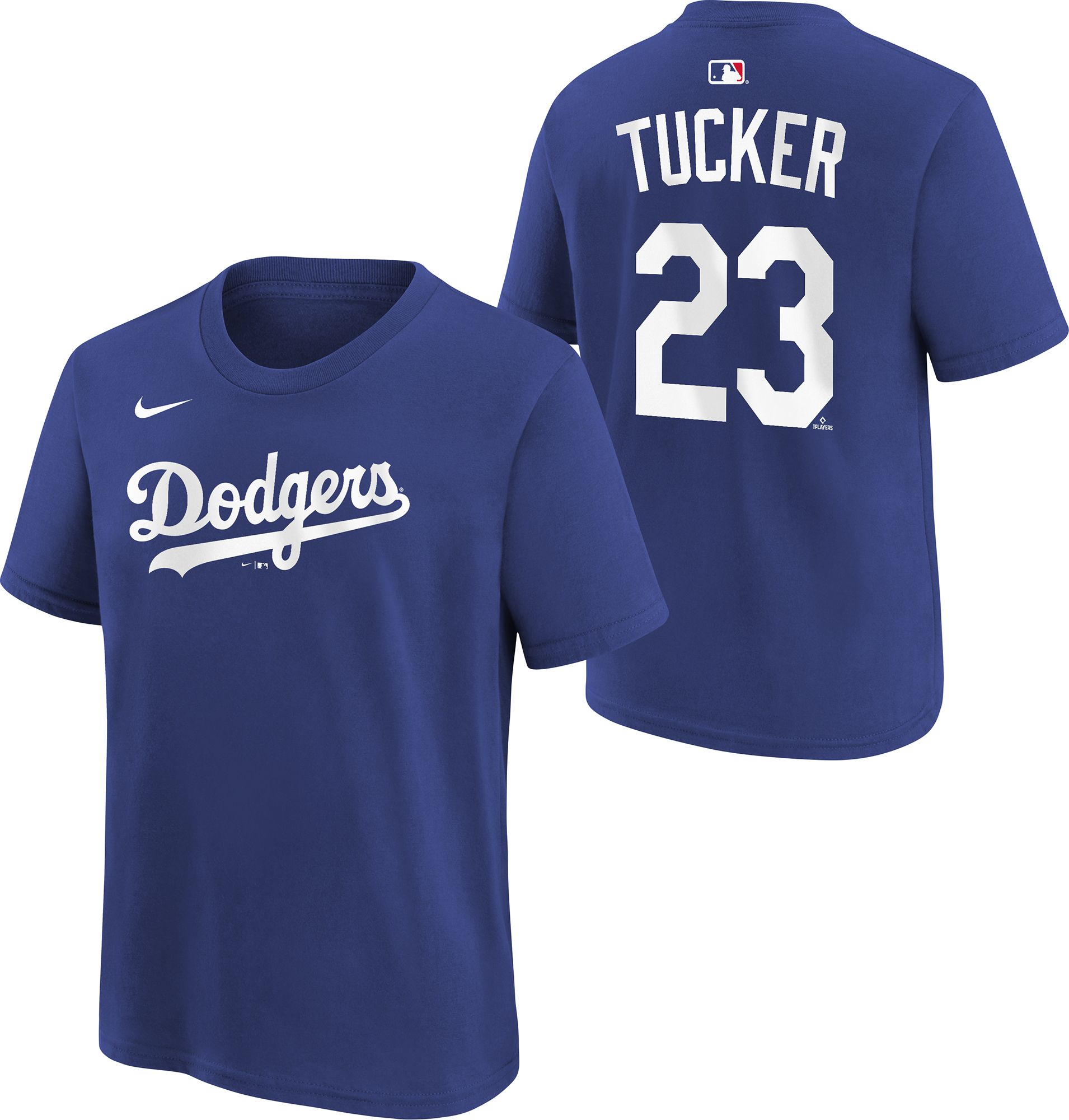 Nike Youth Los Angeles Dodgers Blue Kyle Tucker #23 T-Shirt