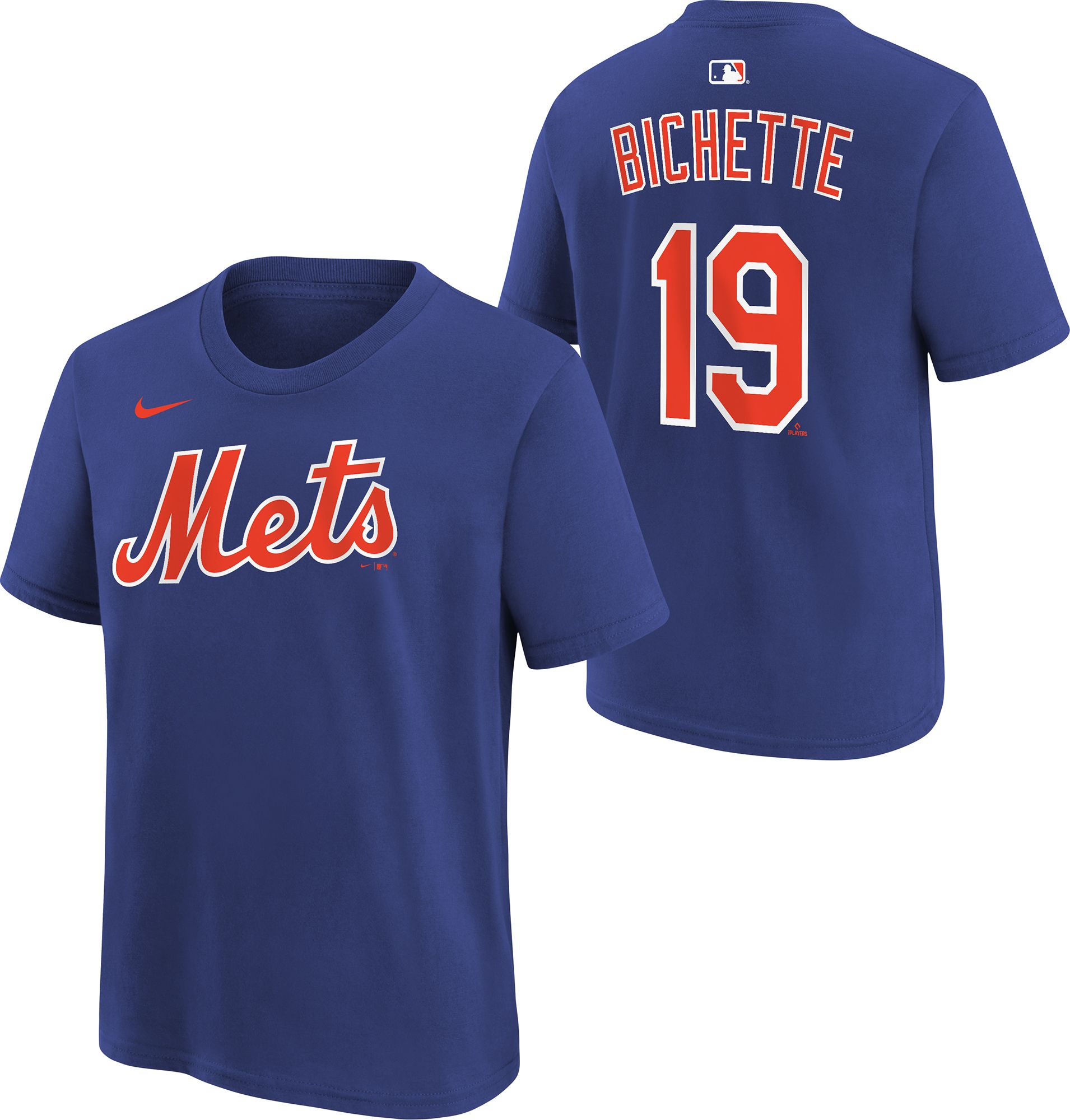 Nike Youth New York Mets Blue Bo Bichette #19 T-Shirt