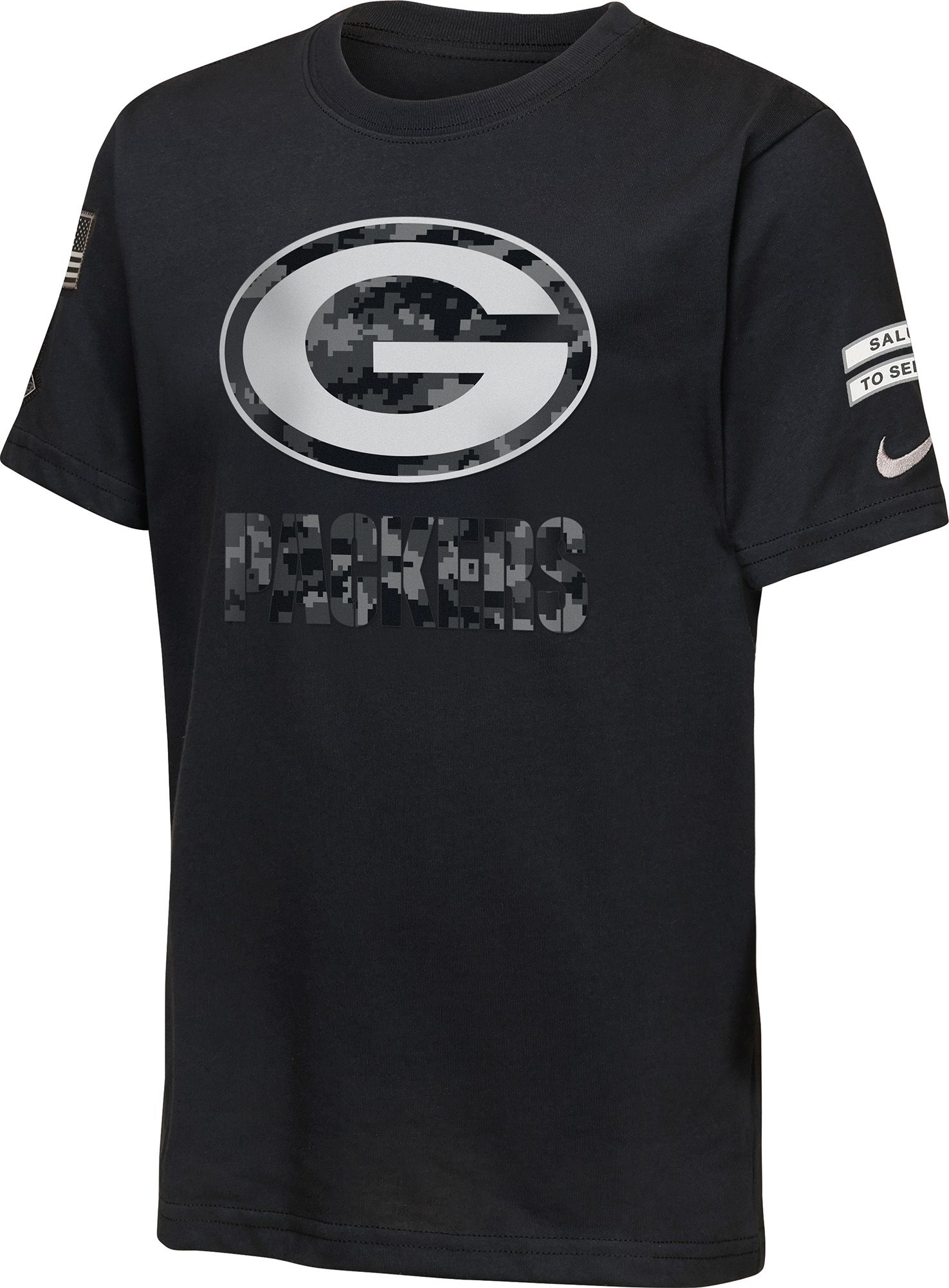 Nike Youth Green Bay Packers  Salute To Service 2026 Slub Shirt