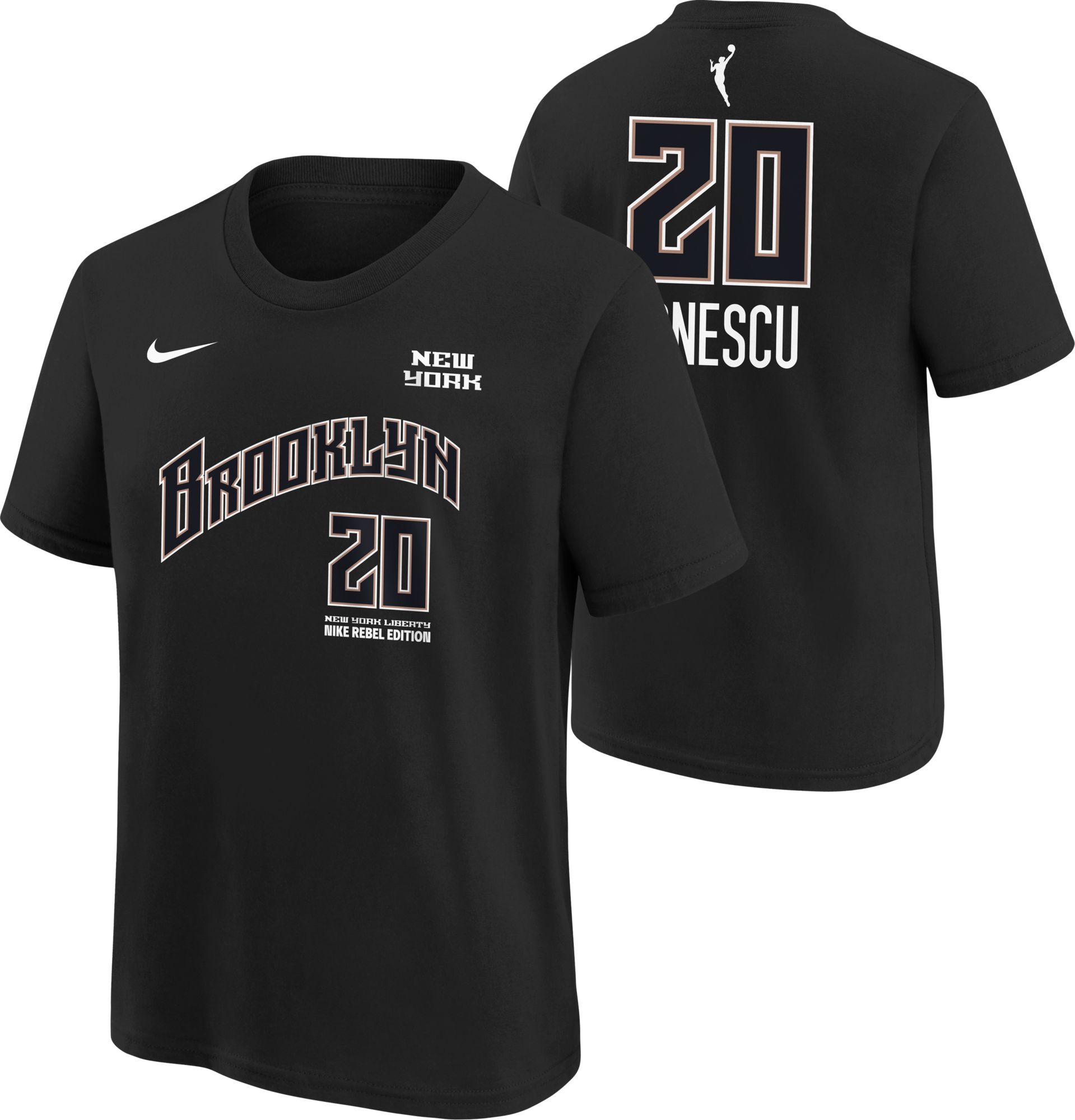 Nike Youth New York Liberty Mint Sabrina Ionescu #20  Rebel T-Shirt