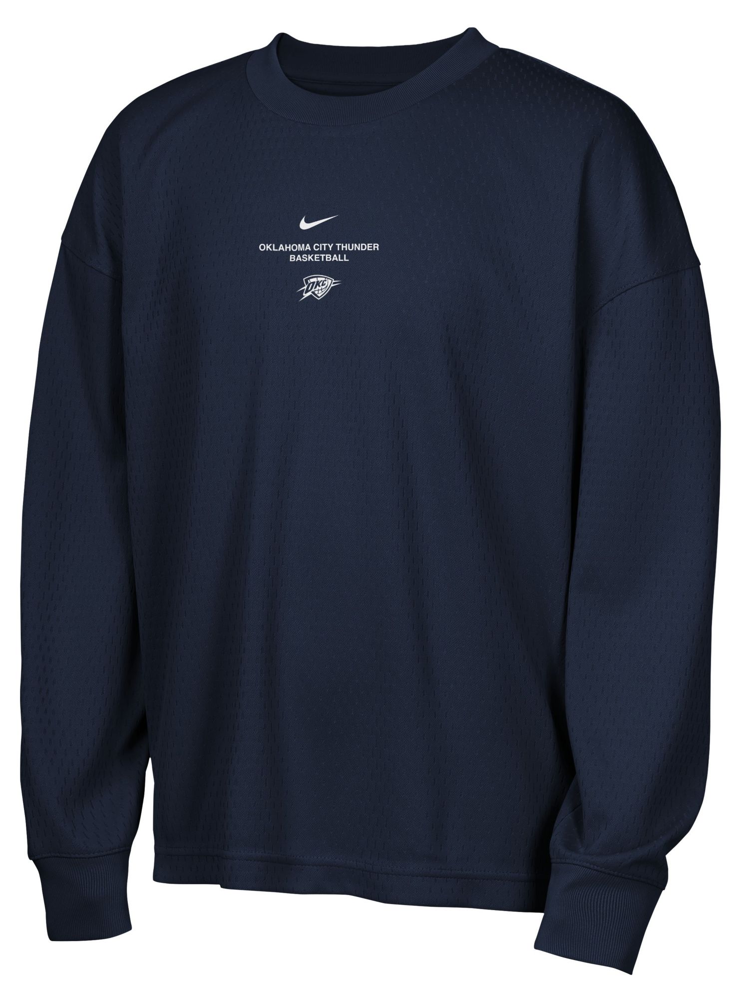 Nike Youth Oklahoma City Thunder Worn With Obsession Standard Issue Game Long Sleeve Shirt