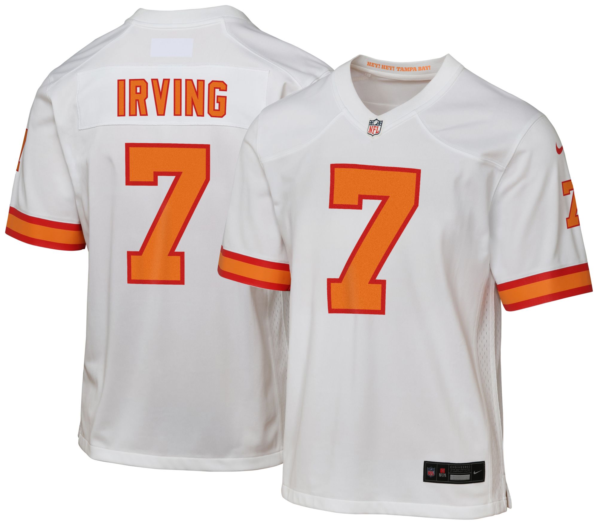 Nike Youth Tampa Bay Buccaneers Bucky Irving #0 Grey Alternate Game Jersey