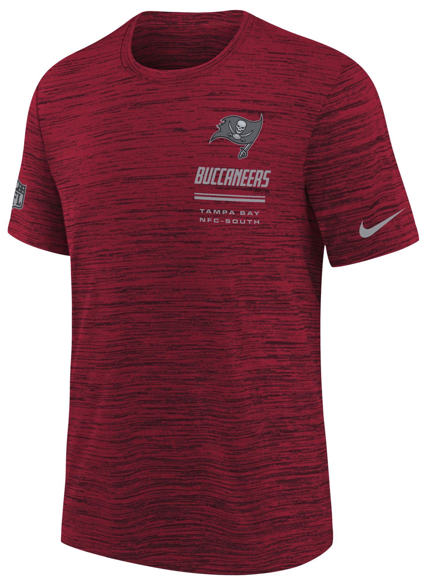 Nike Youth Tampa Bay Buccaneers Red Sideline Legend Velocity T-Shirt