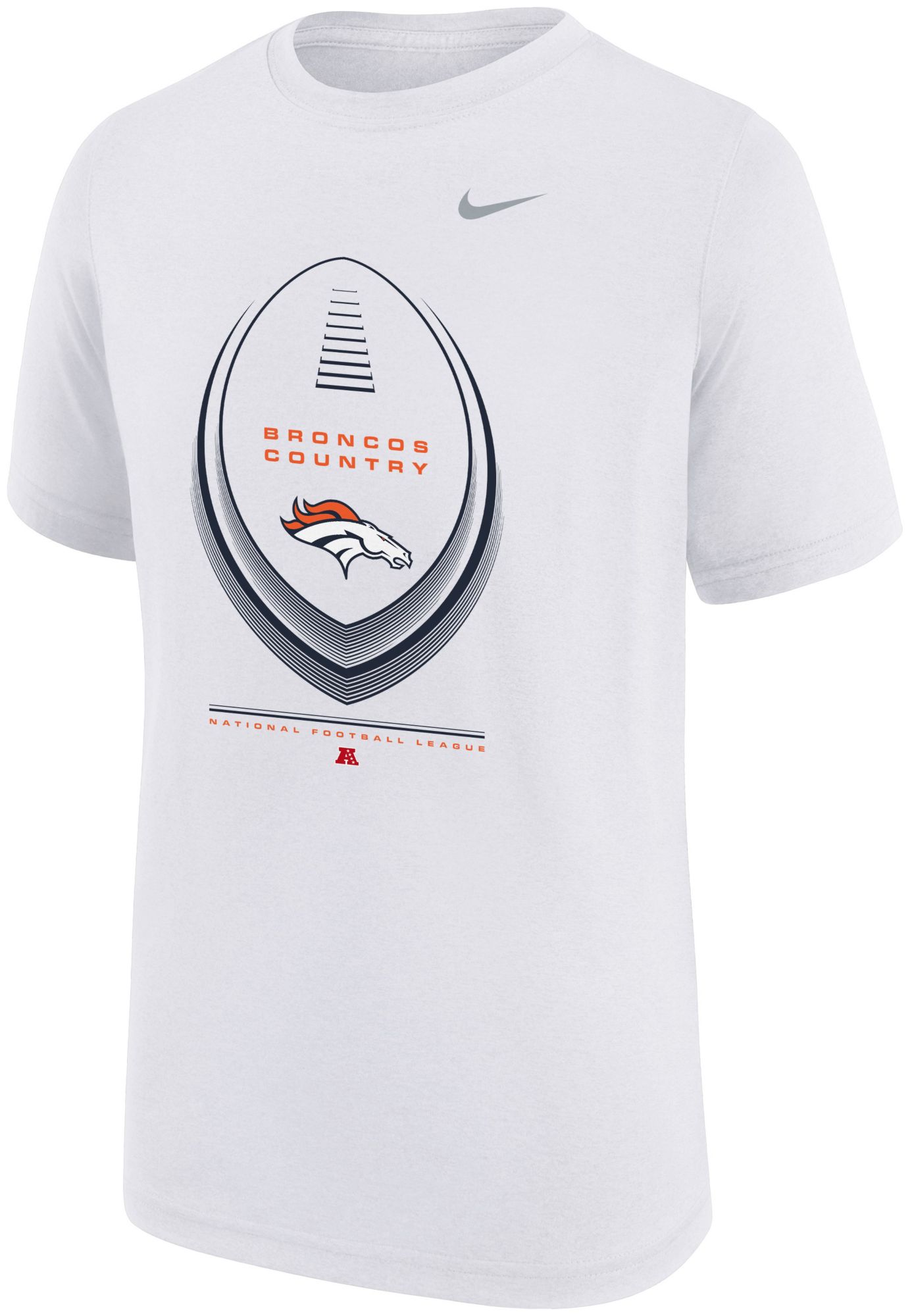 Nike Youth Denver Broncos White Legend Icon T-Shirt