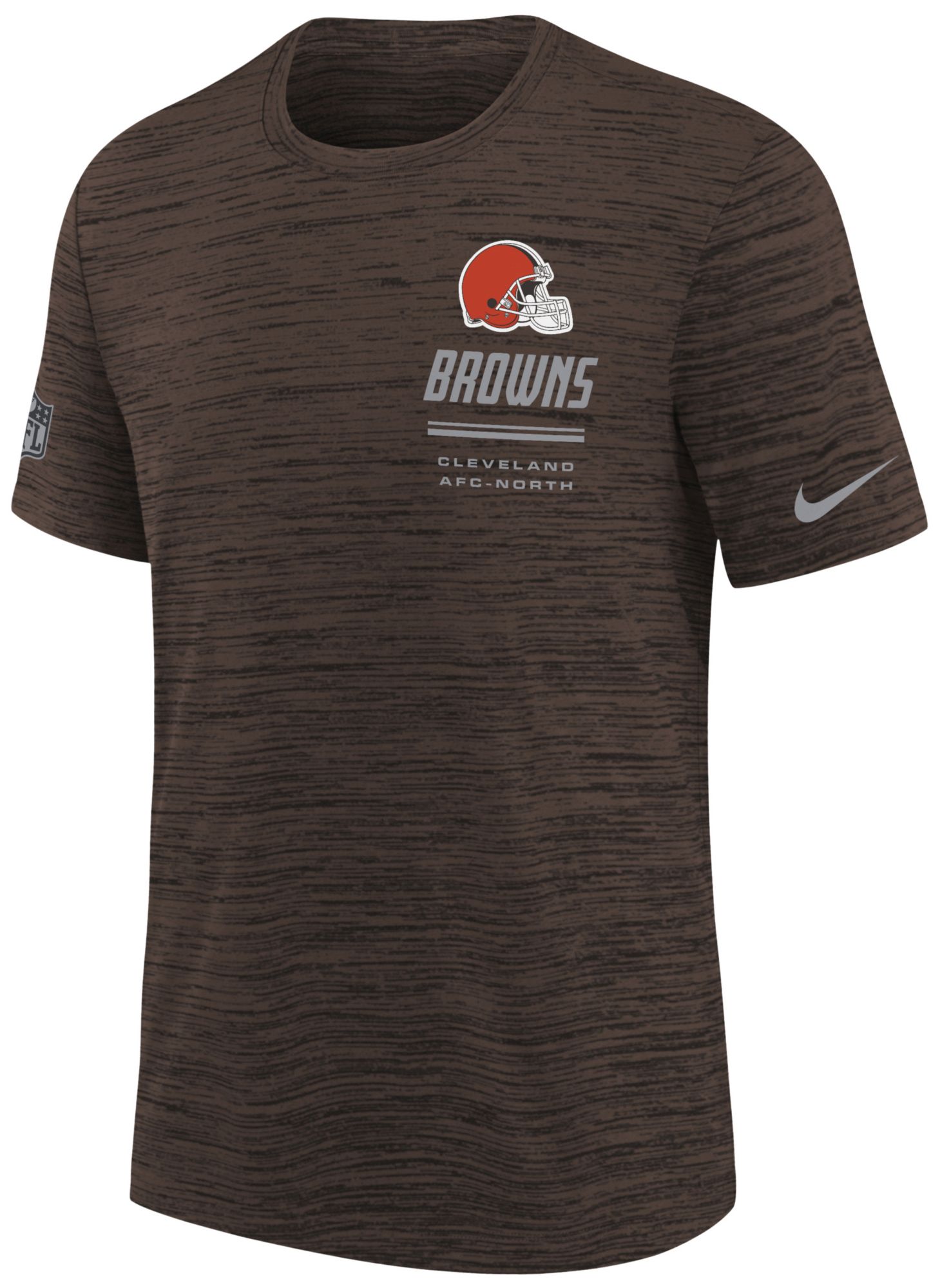 Nike Youth Cleveland Browns Brown Sideline Legend Velocity T-Shirt