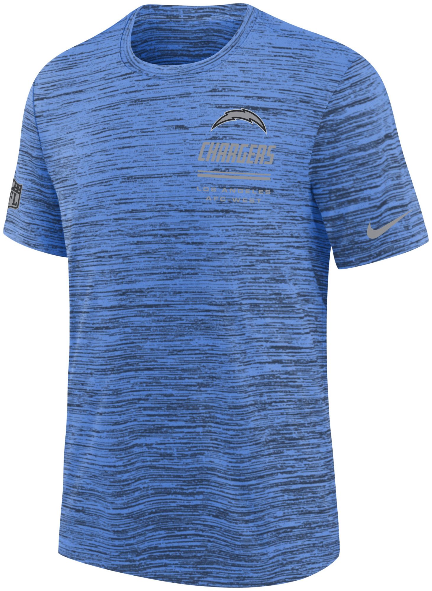 Nike Youth Los Angeles Chargers Blue Sideline Velocity T-Shirt