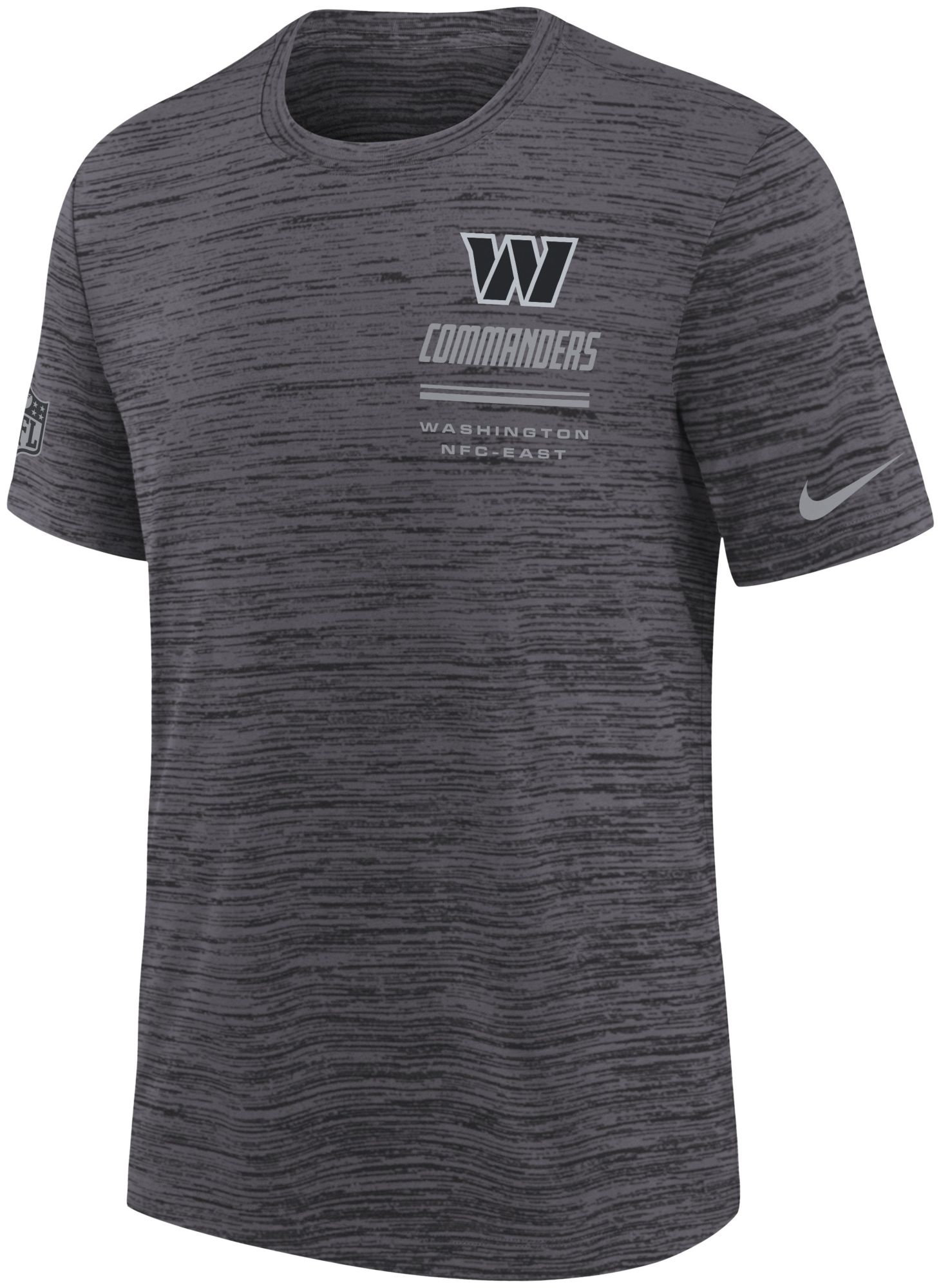 Nike Youth Washington Commanders Black Sideline Velocity T-Shirt