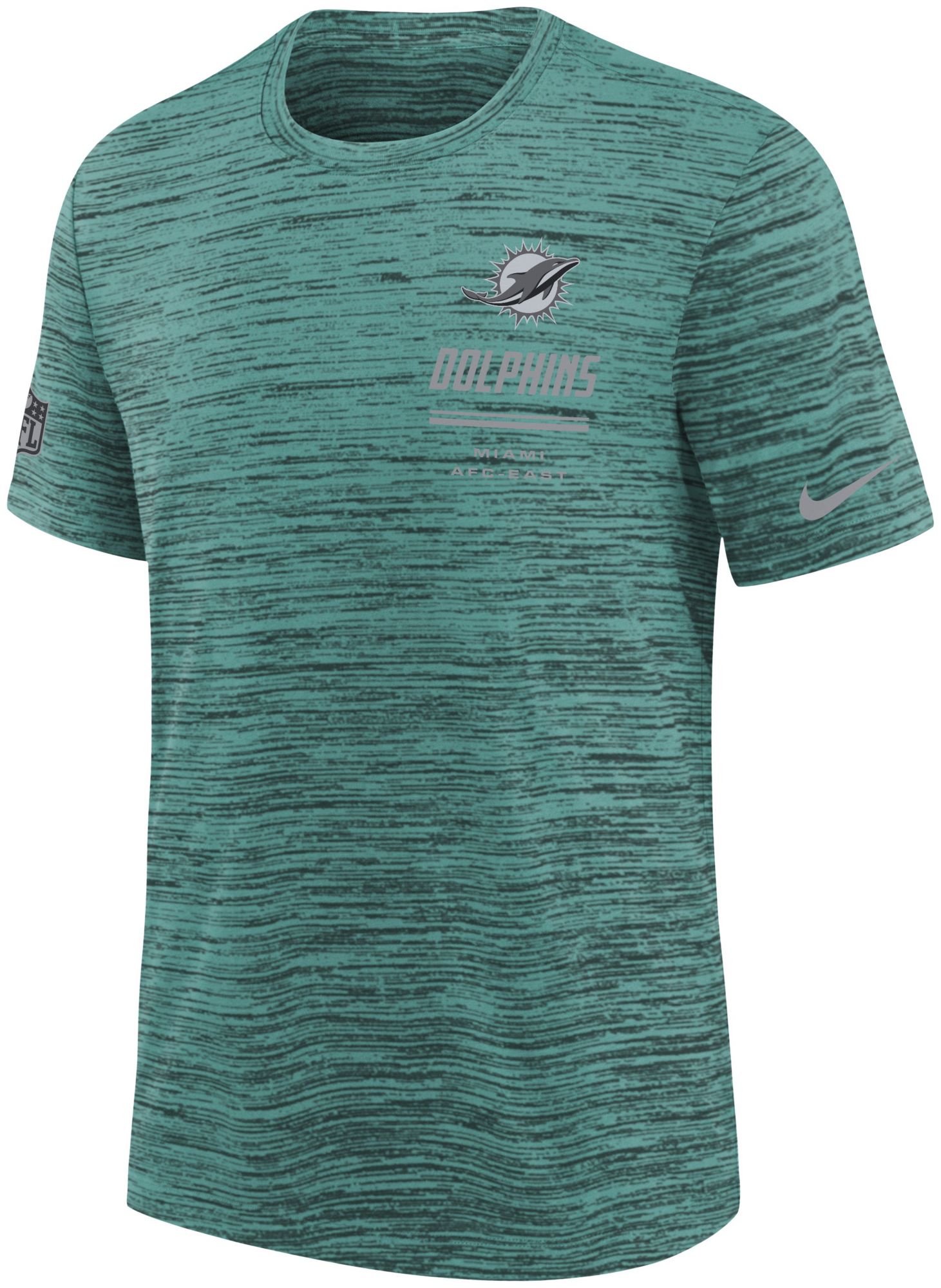Nike Youth Miami Dolphins Green Sideline Velocity T-Shirt