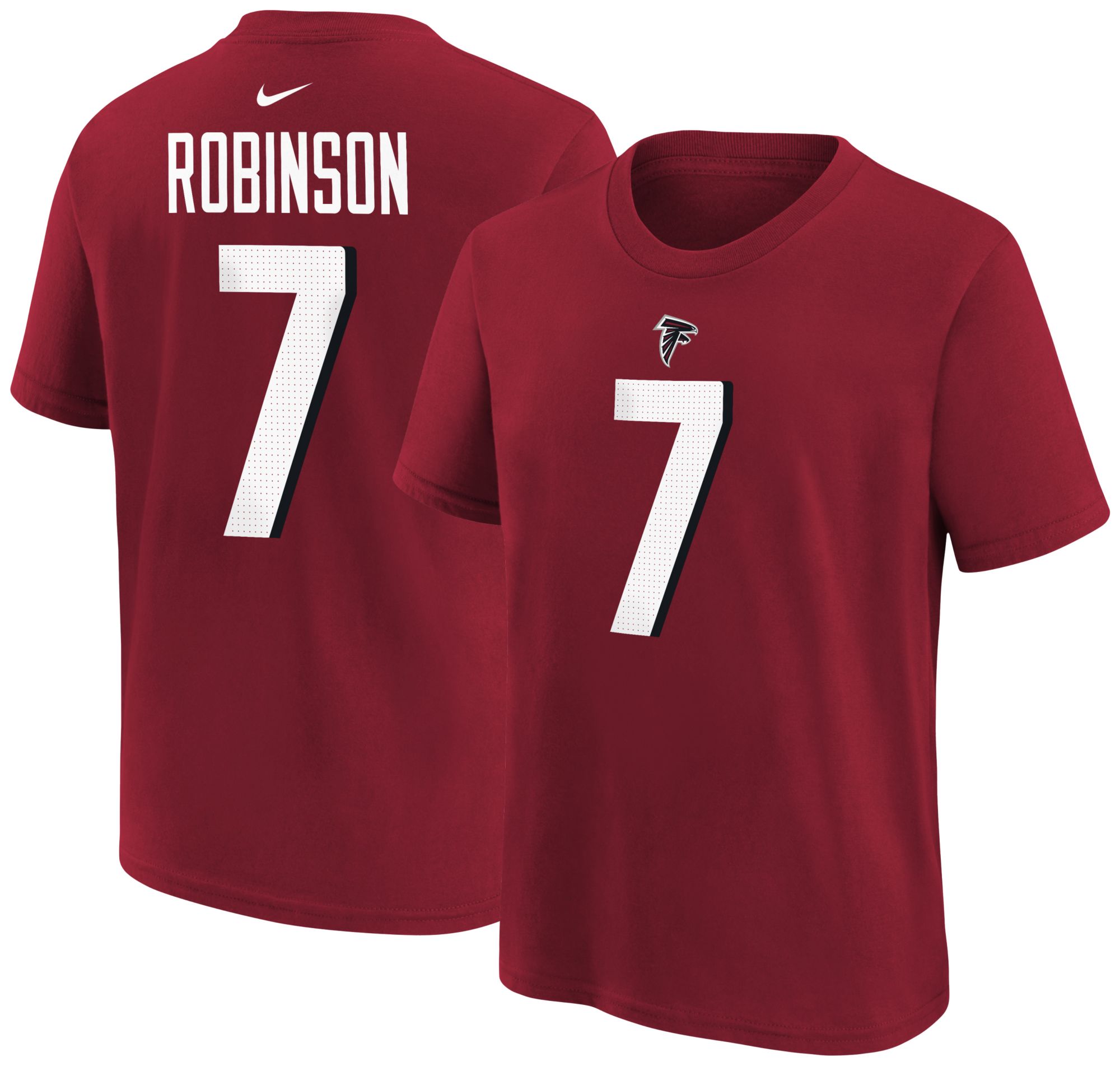 Nike Youth Atlanta Falcons Bijan Robinson Red T-Shirt