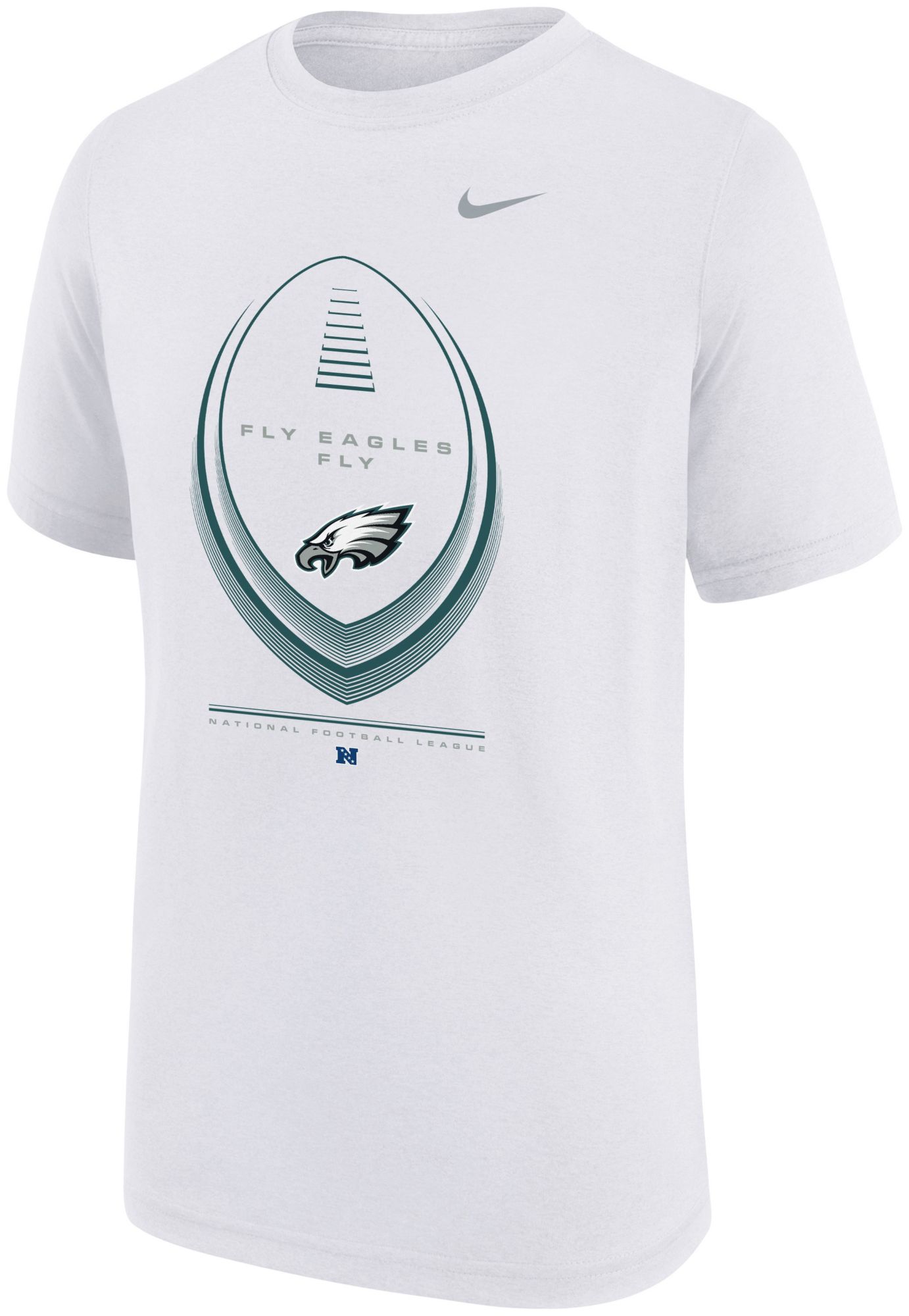 Nike Youth Philadelphia Eagles White Legend Icon T-Shirt