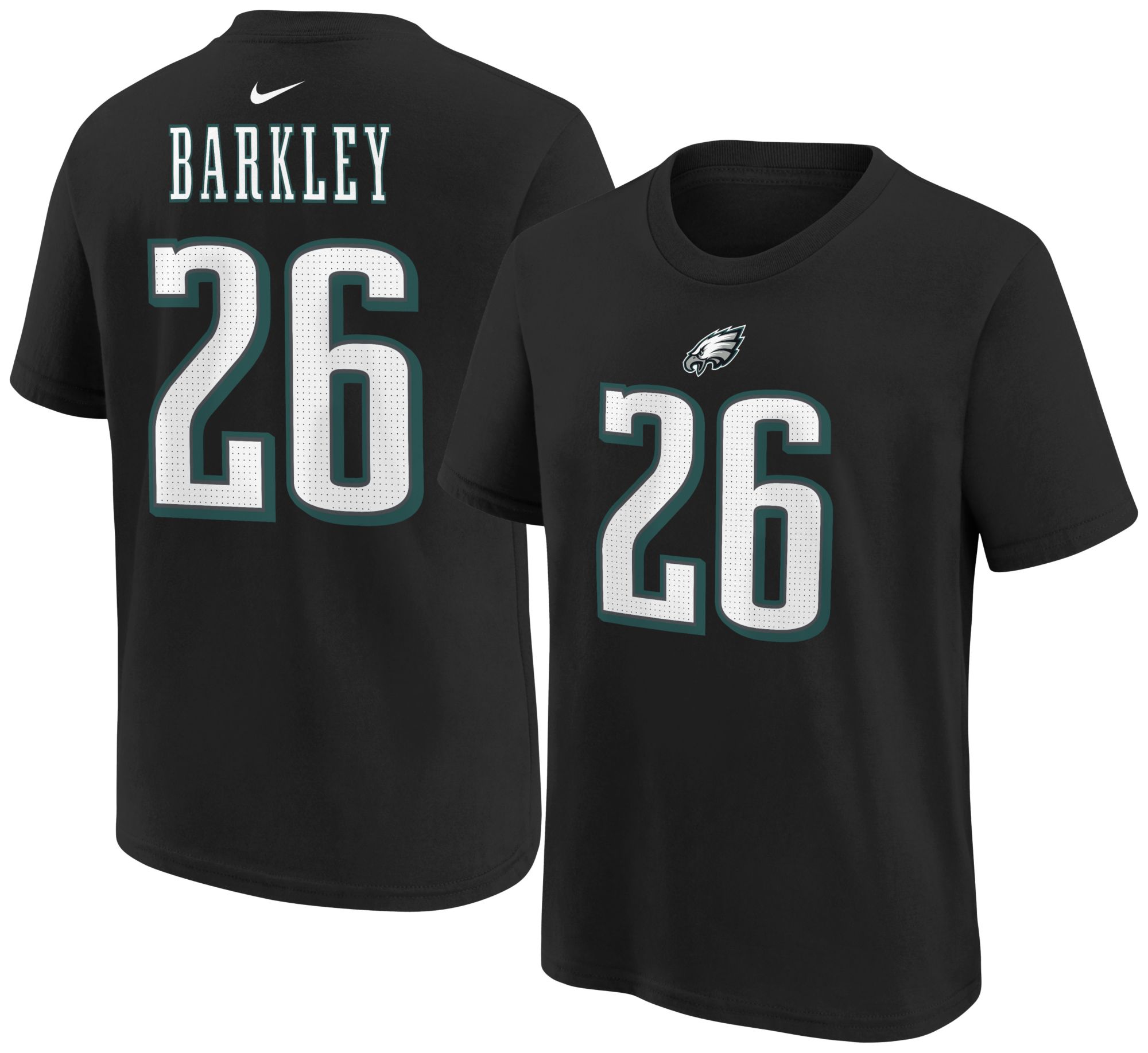 Nike Youth Philadelphia Eagles Saquon Barkley Black T-Shirt
