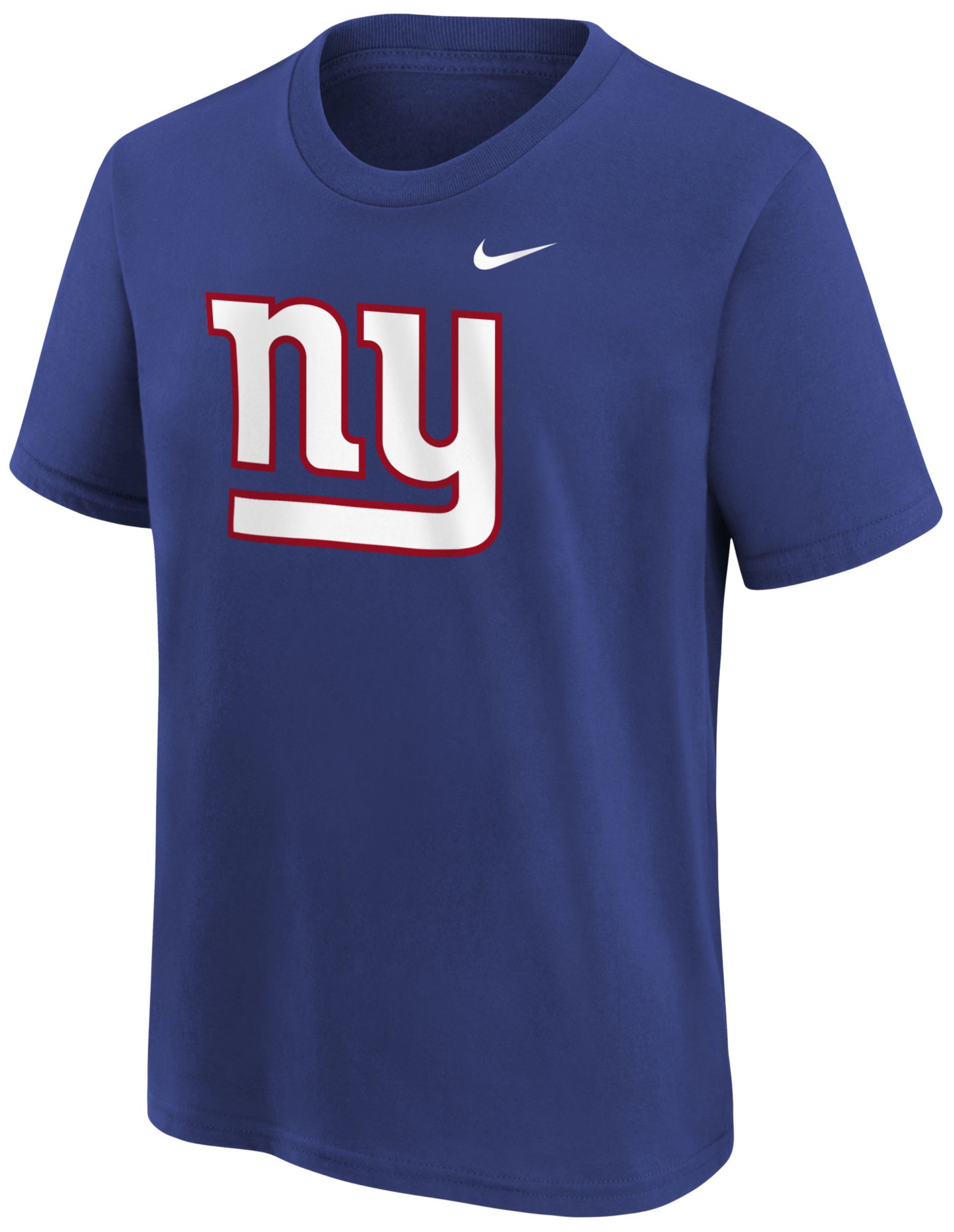 Nike Youth New York Giants Rush Blue Logo T-Shirt