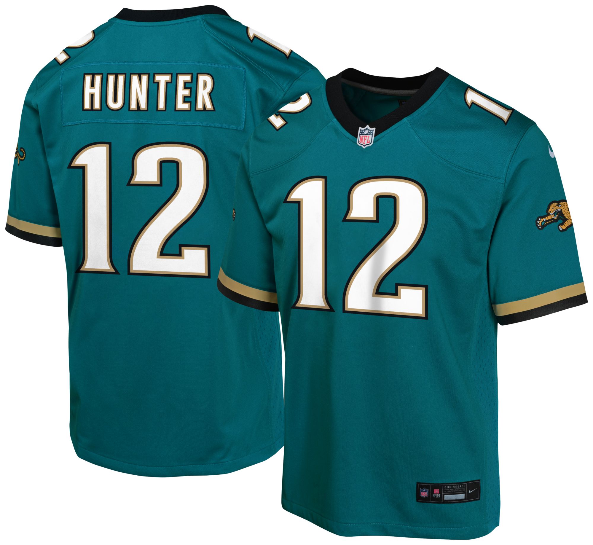 Nike Youth Jacksonville Jaguars Travis Hunter #12 Blustery Alternate Game Jersey