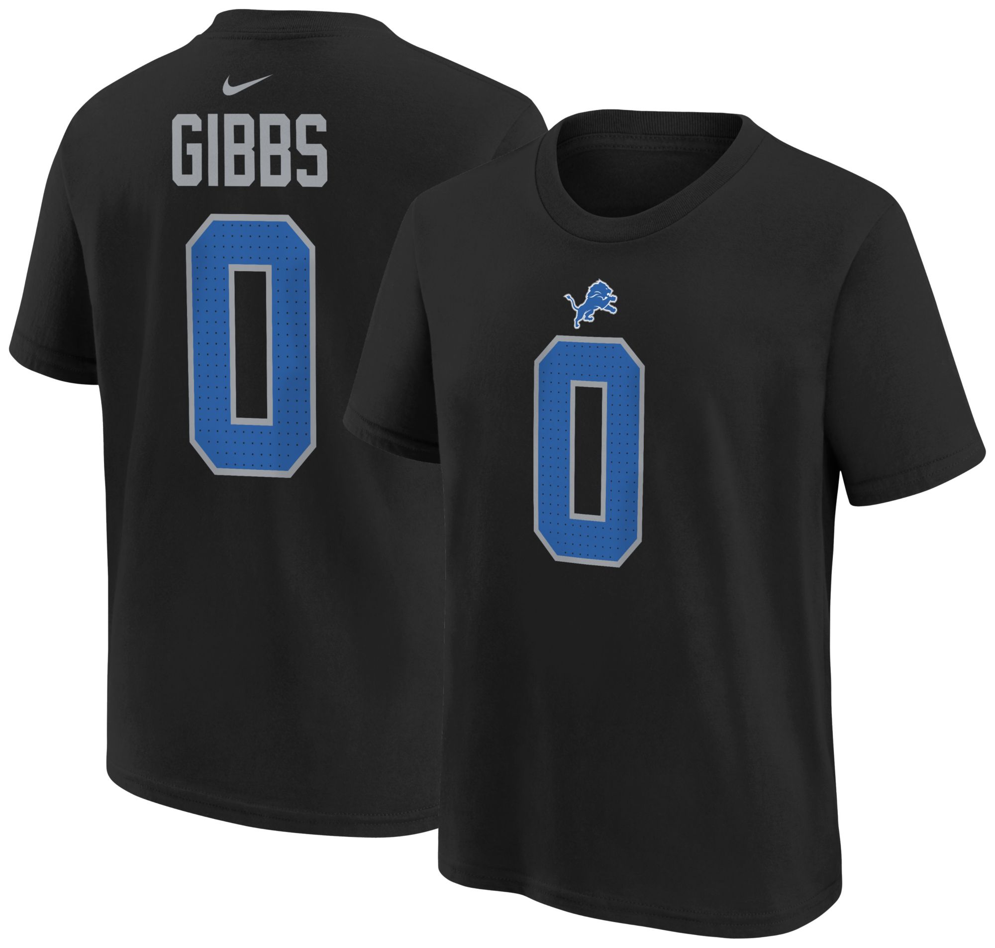 Nike Youth Detroit Lions Jahmyr Gibbs Black T-Shirt