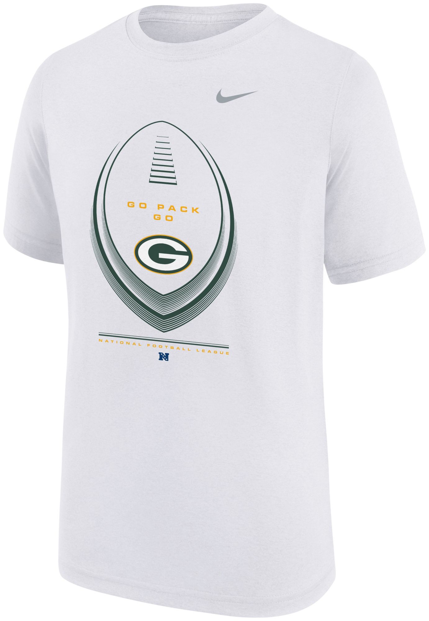 Nike Youth Green Bay Packers White Legend Icon T-Shirt