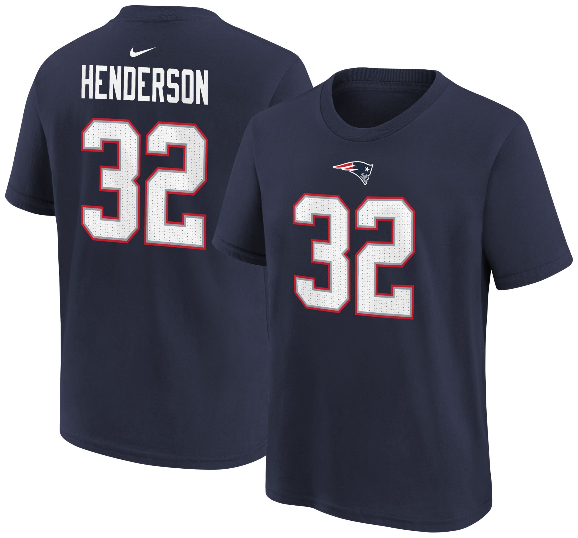 Nike Youth New England Patriots TreyVeyon Henderson Navy T-Shirt