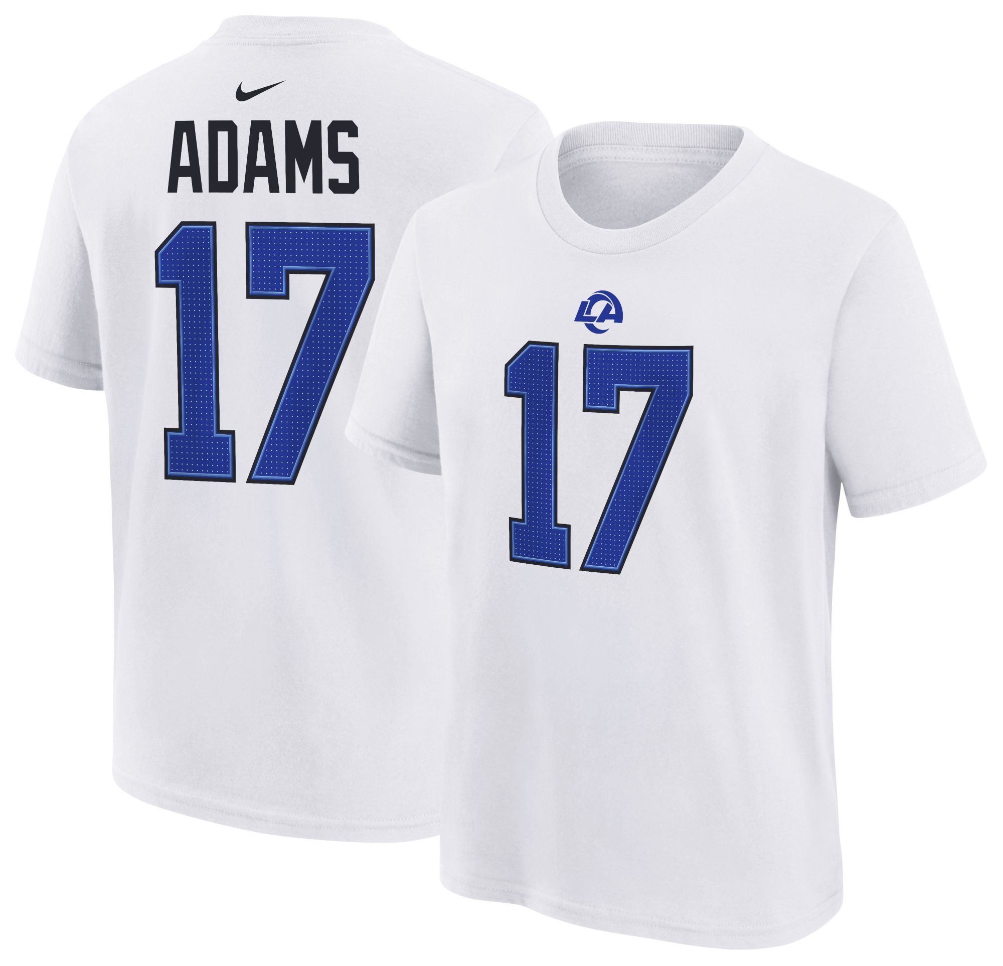 Nike Youth Los Angeles Rams White Davante Adams #17 T-Shirt
