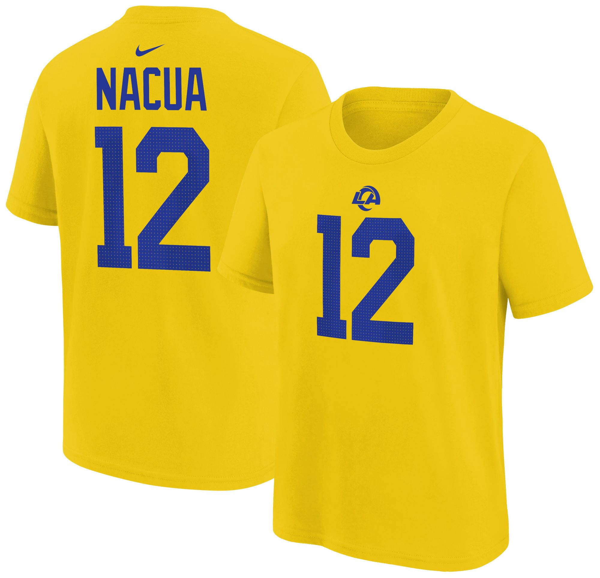 Nike Youth Los Angeles Rams Puca Nacua Gold T-Shirt