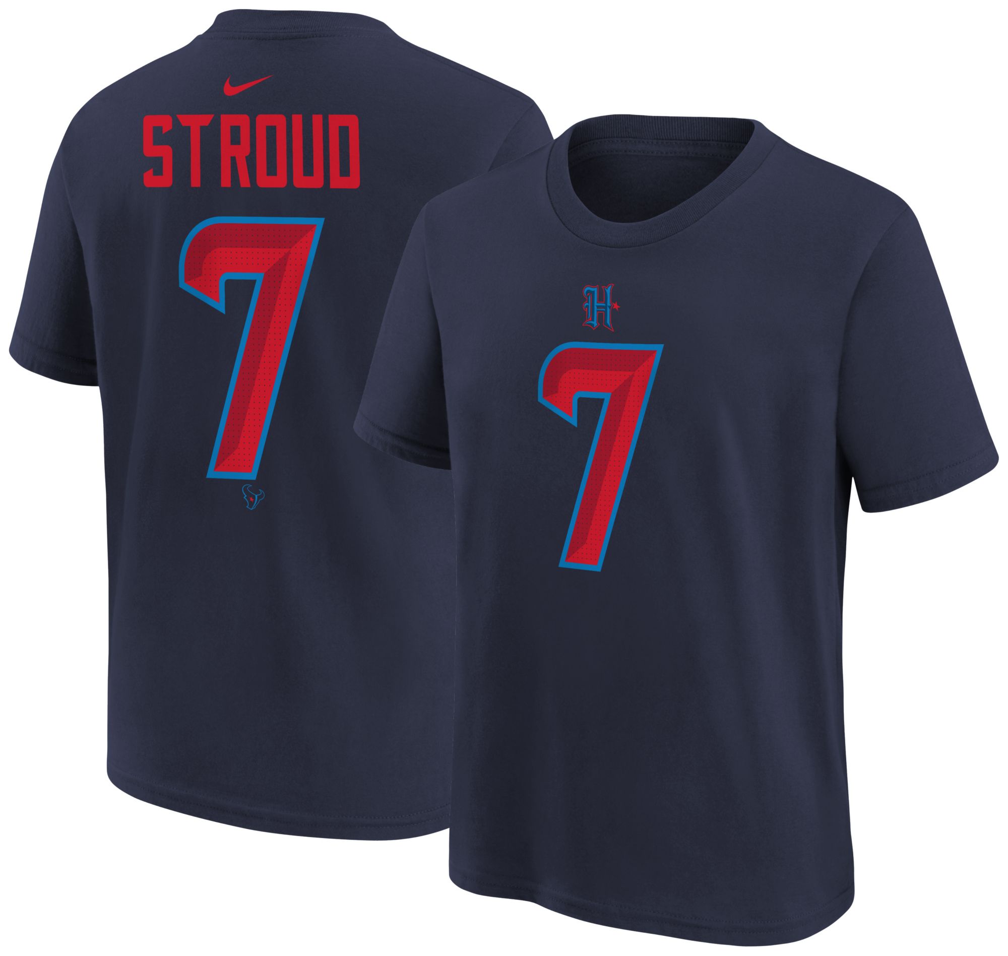 Nike Youth Houston Texans Blue T-Shirt