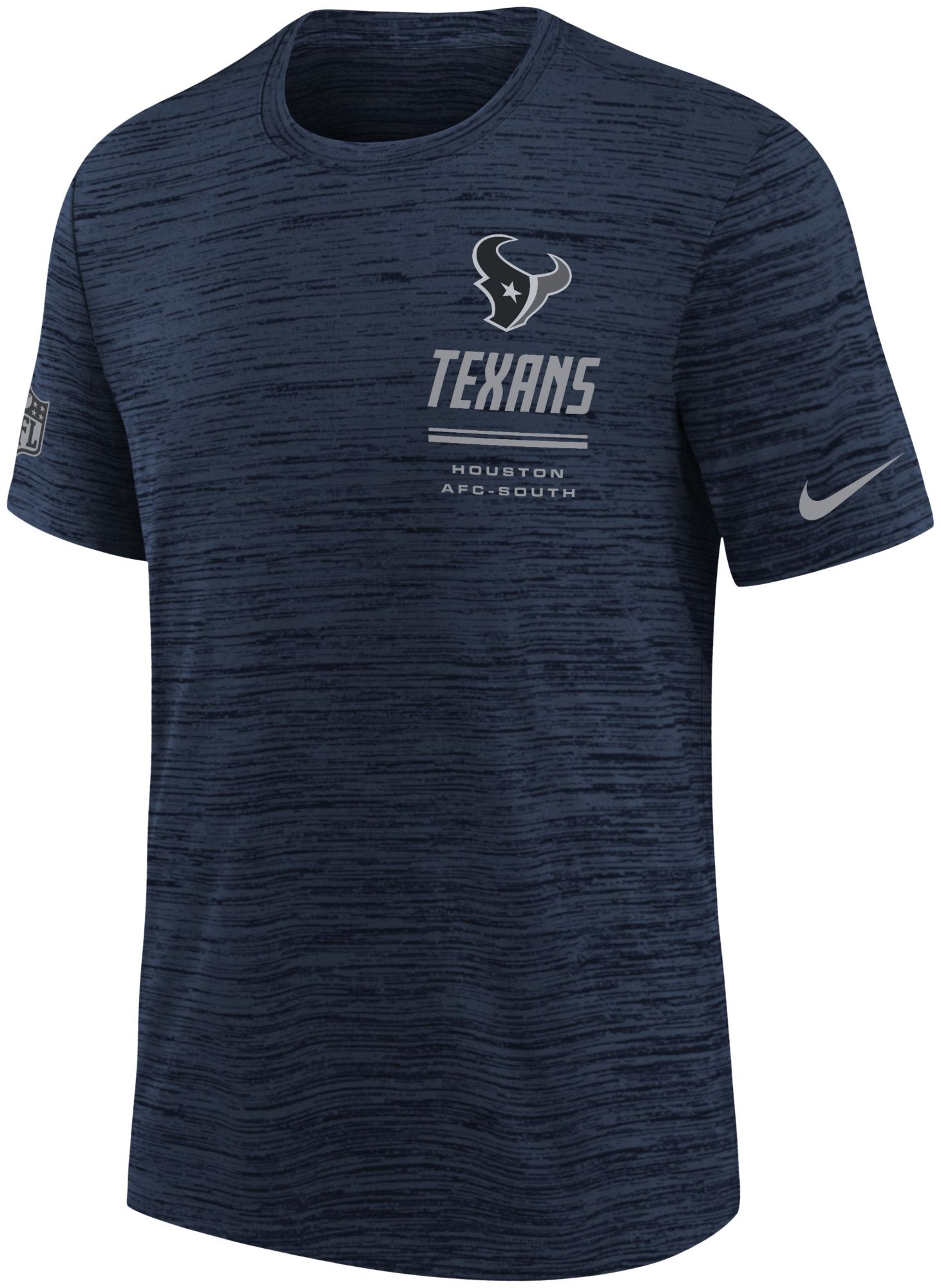 Nike Youth Houston Texans Blue Sideline Velocity T-Shirt