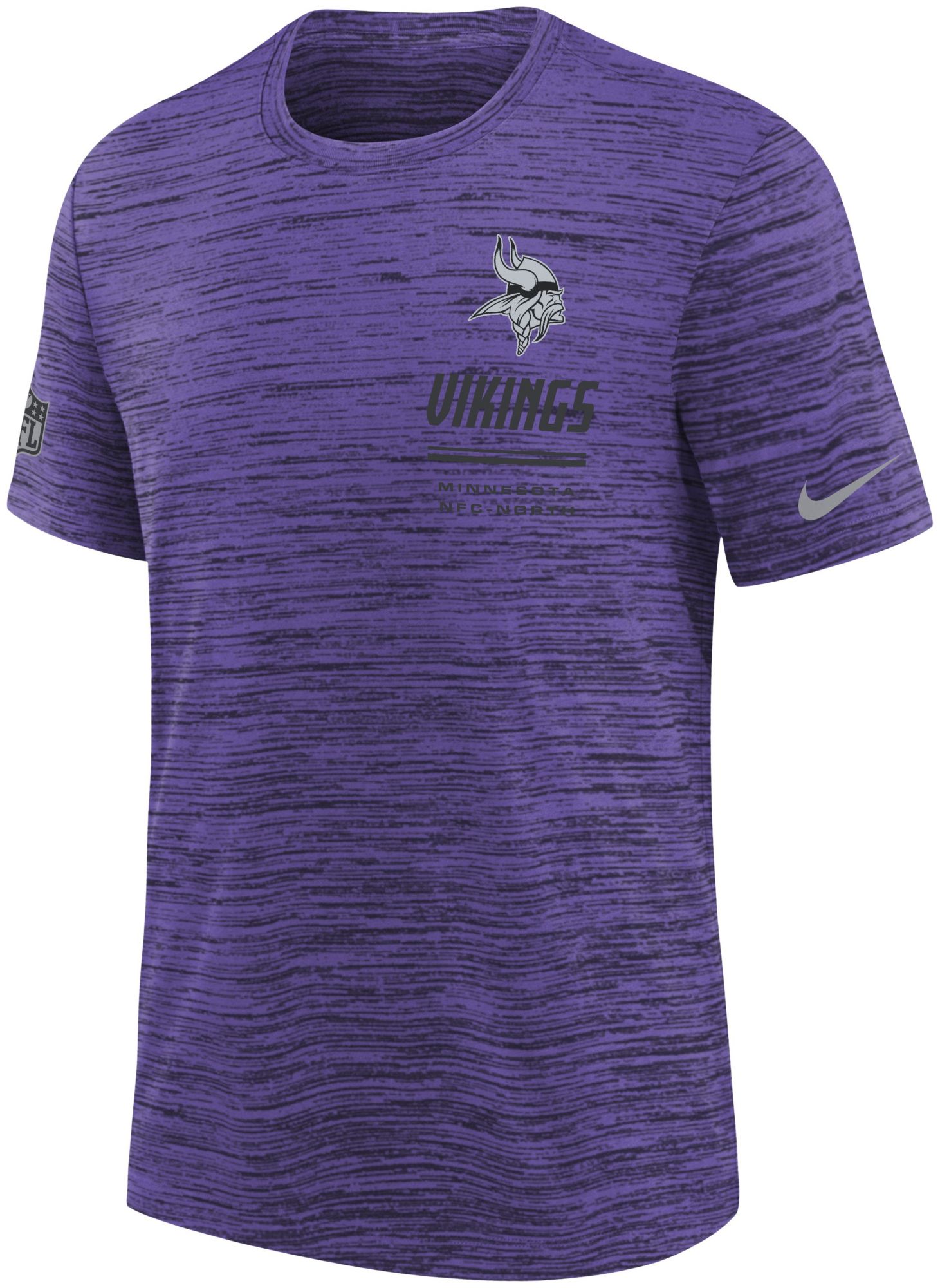 Nike Youth Minnesota Vikings Purple Sideline Velocity T-Shirt