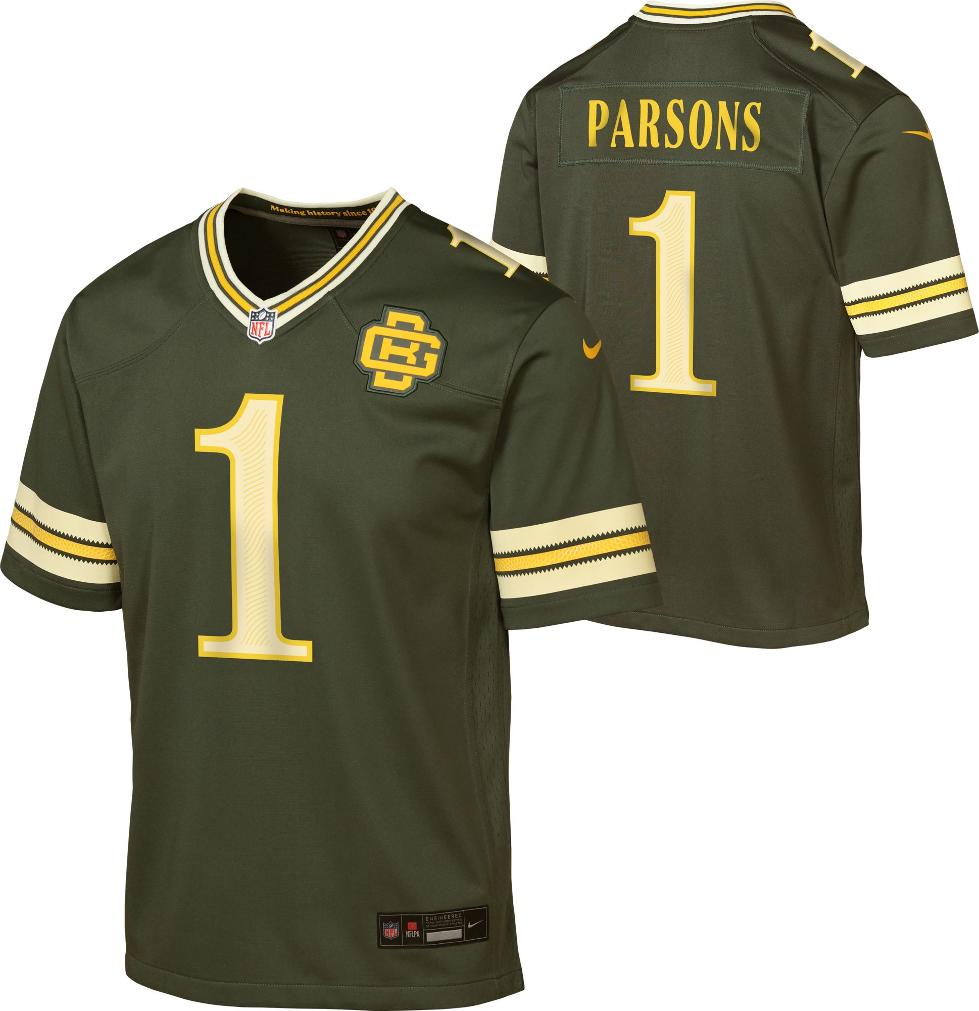 Nike Youth Green Bay Packers Micah Parsons NFL Rivalries Game Jersey
