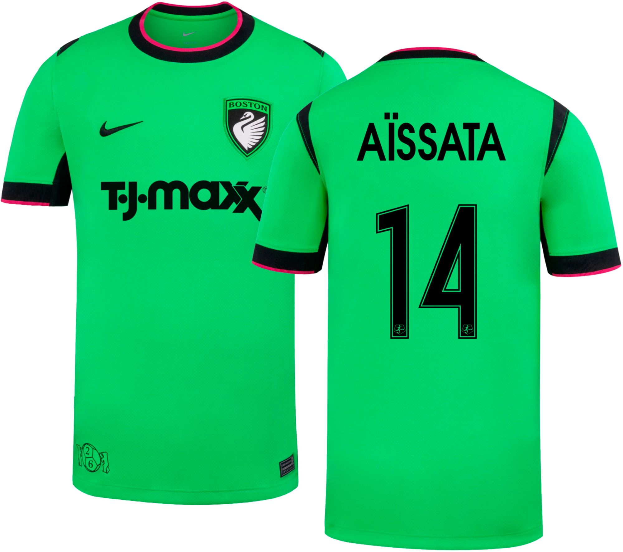 Nike Youth Boston Legacy FC Aissata Traore #14 2026 Home Replica Jersey