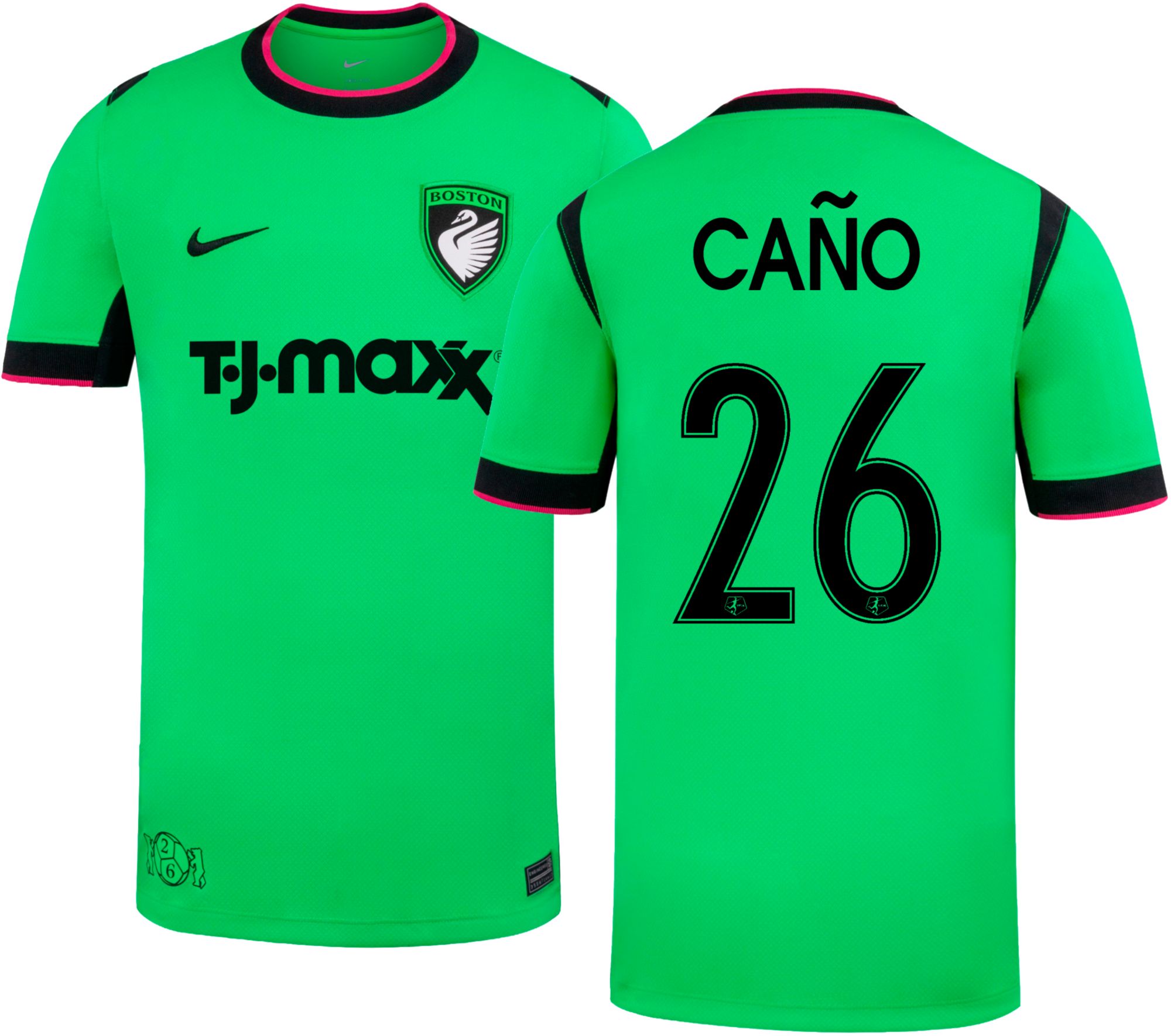 Nike Youth Boston Legacy FC Alba Cano #26 2026 Home Replica Jersey