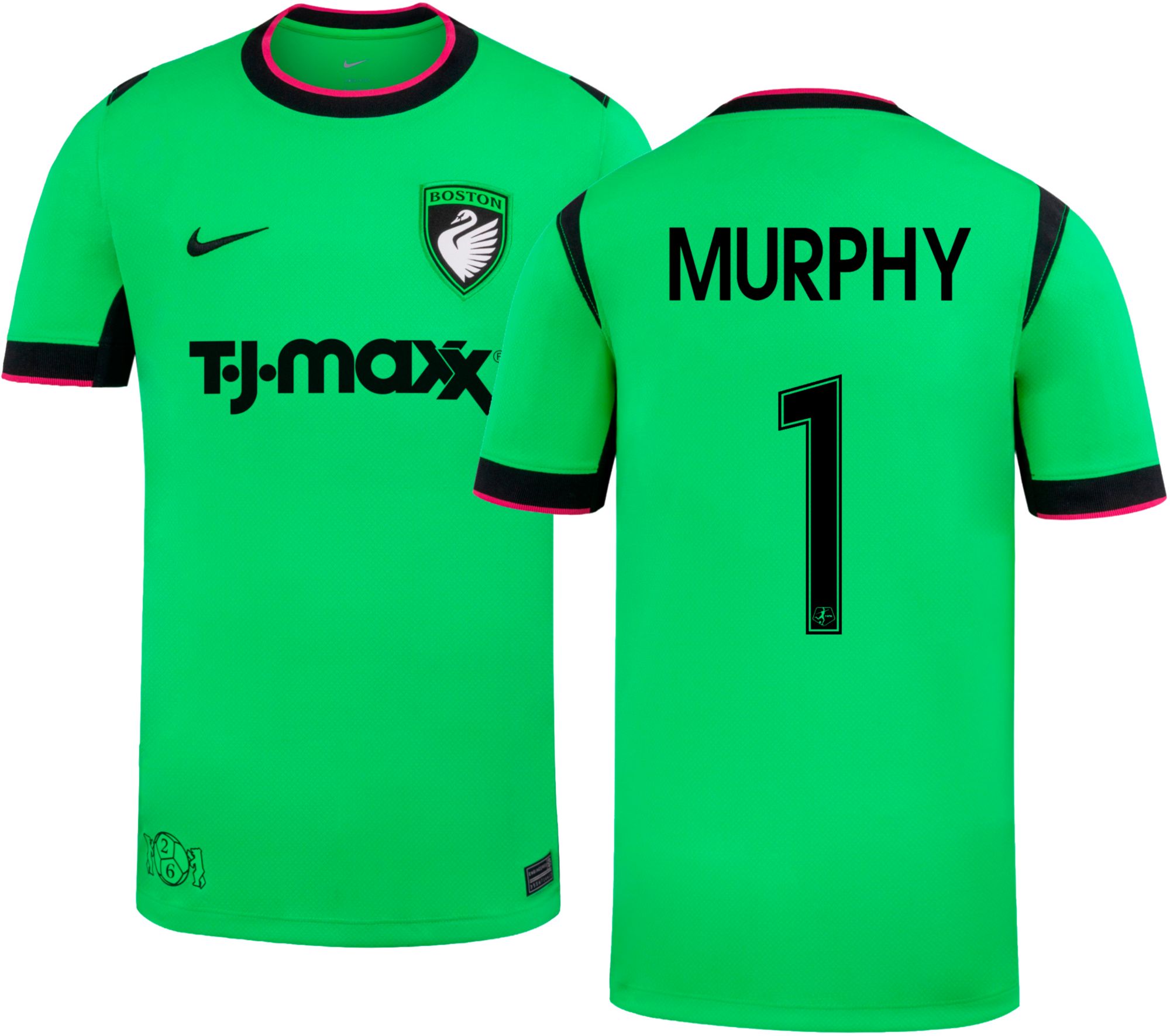 Nike Youth Boston Legacy FC Casey Murphy #1 2026 Home Replica Jersey