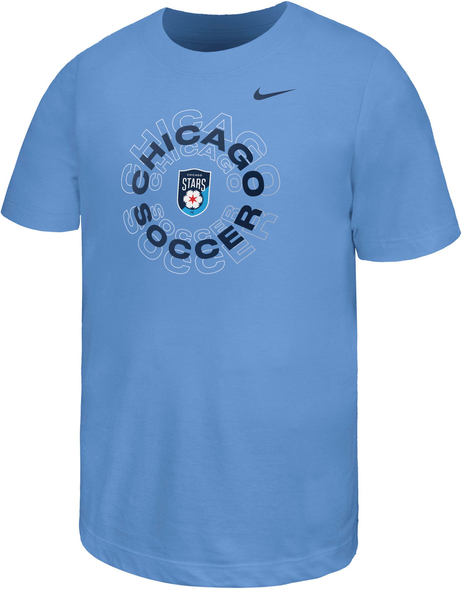 Nike Youth Chicago Stars Light Blue Two Tone Circle T-Shirt