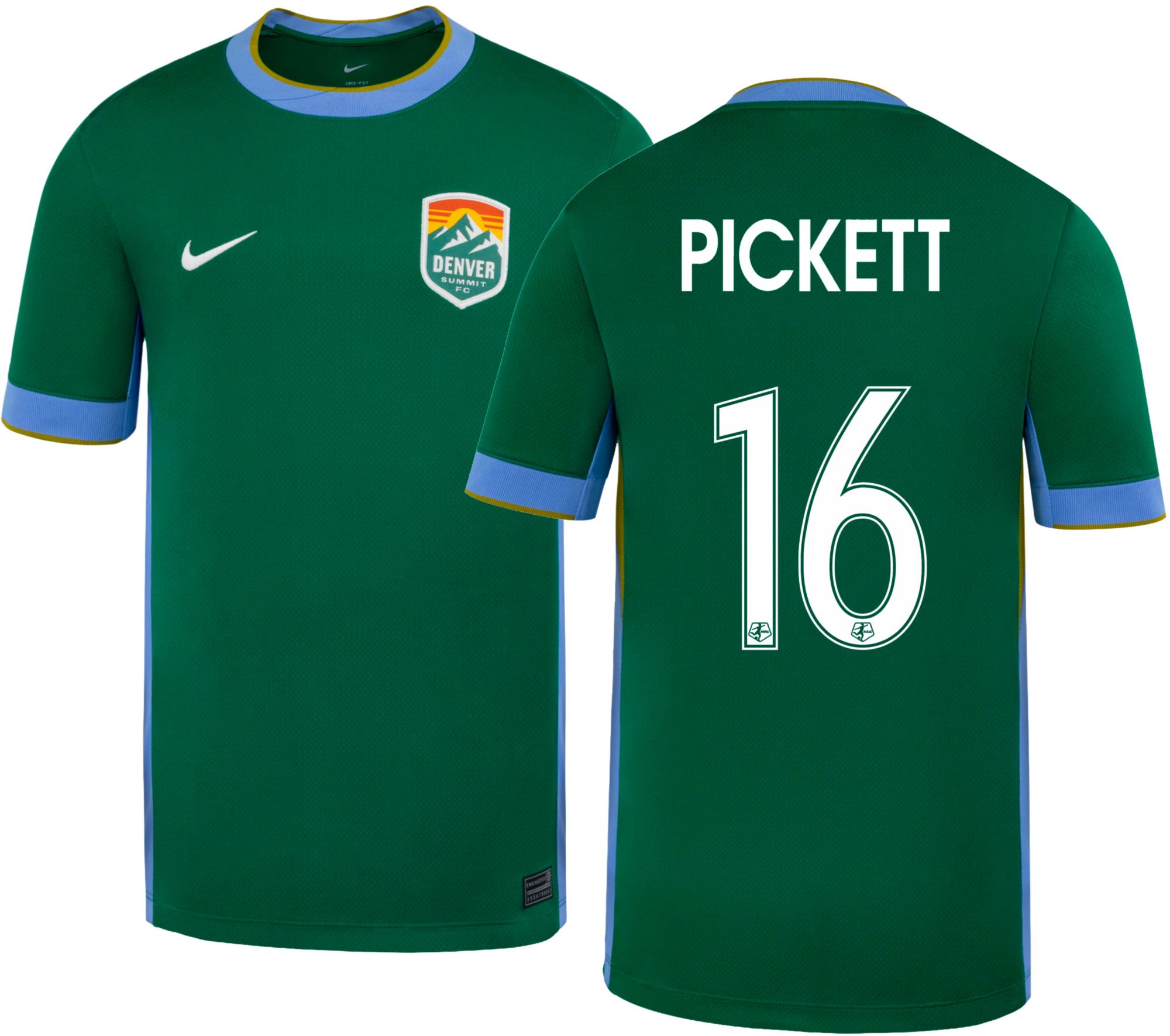 Nike Youth Denver Summit FC Carson Pickett #16 2026 Home Replica Jersey