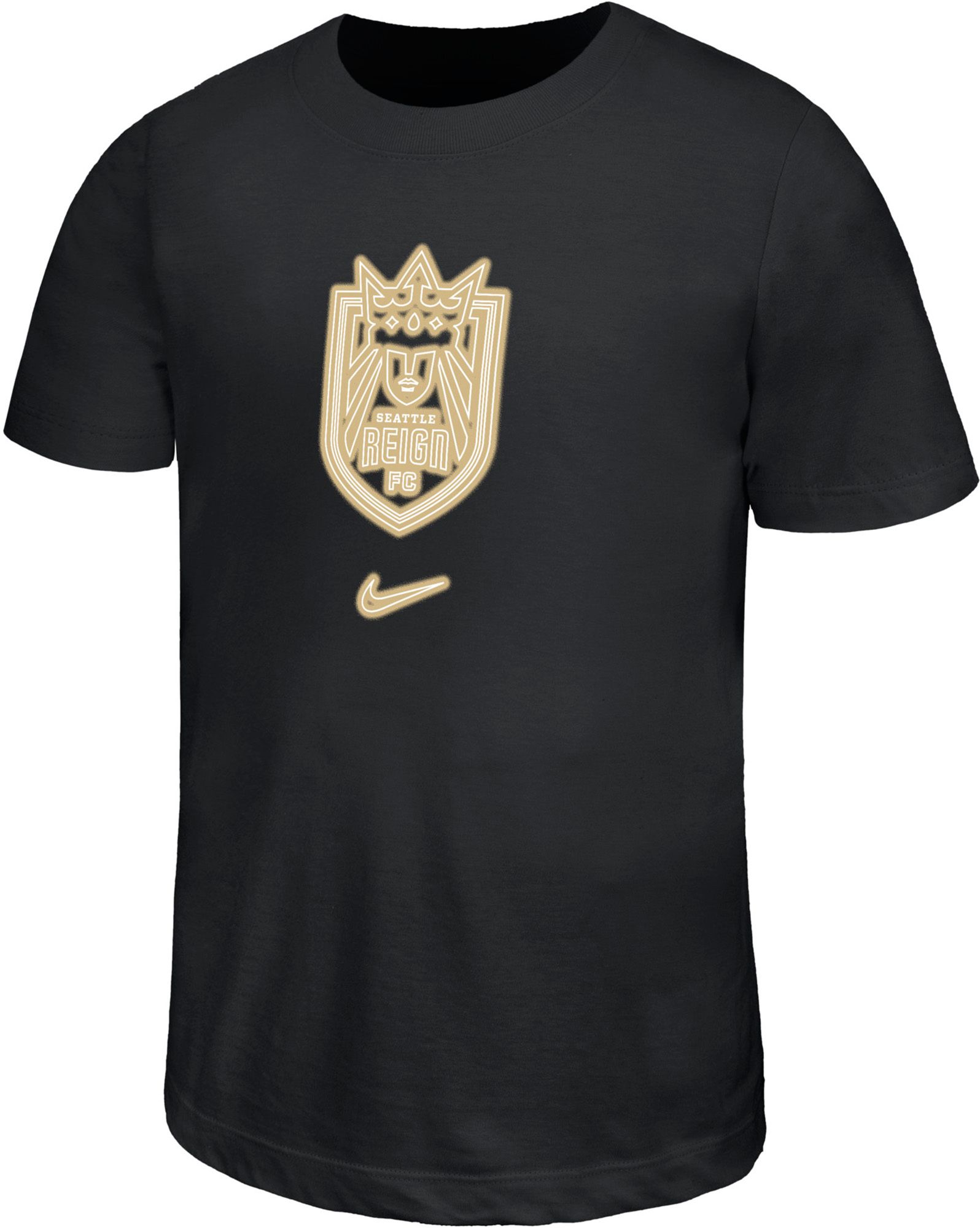 Nike Youth Seattle Reign FC Black Logo T-Shirt