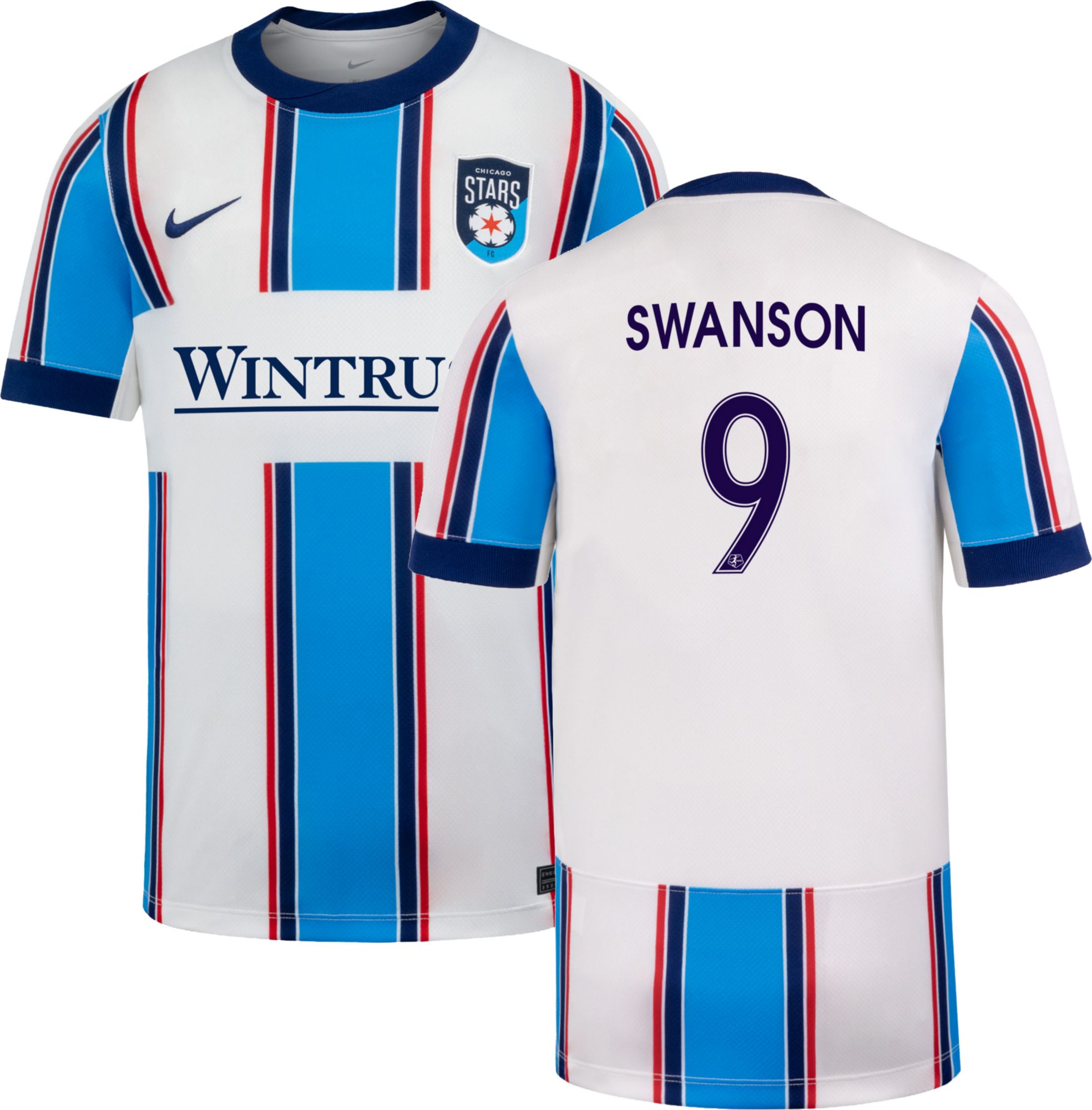 Nike Youth Chicago Stars Mallory Swanson #9 Blue 2026 Home Swingman Jersey