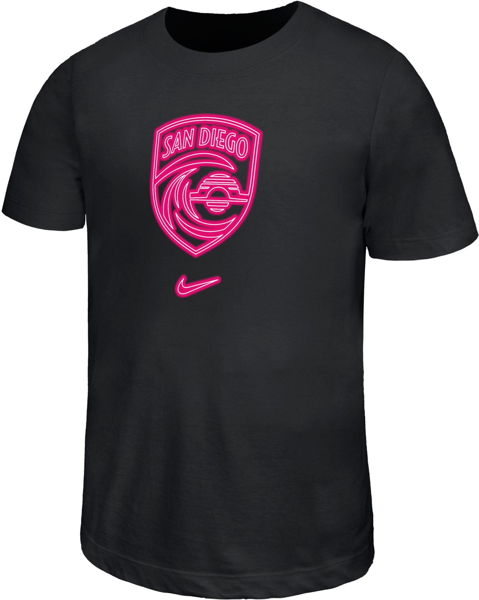 Nike Youth San Diego Wave Black Logo T-Shirt