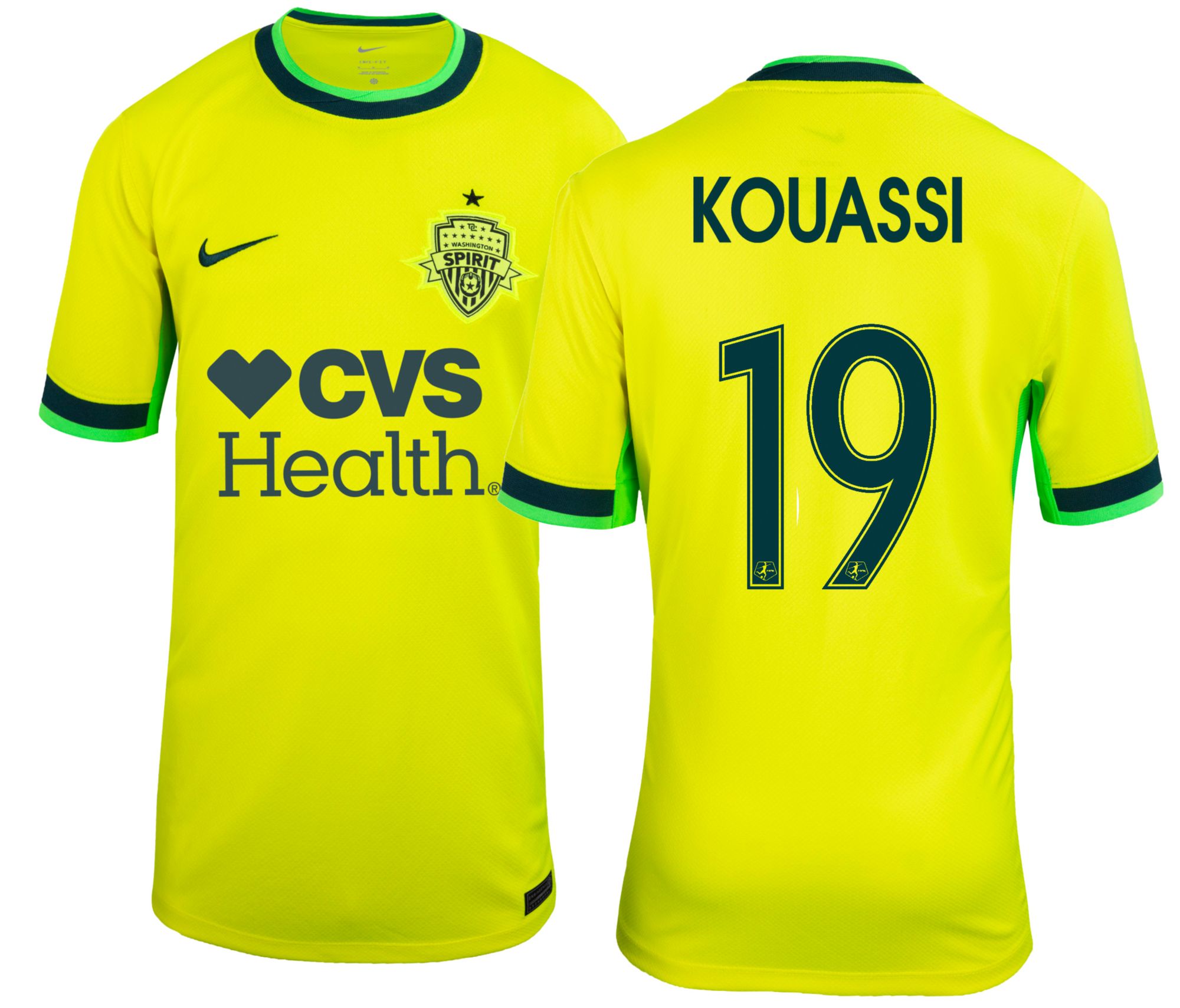 Nike Youth Washington Spirit Rosemonde Kouassi #19 2026 Away Replica Jersey