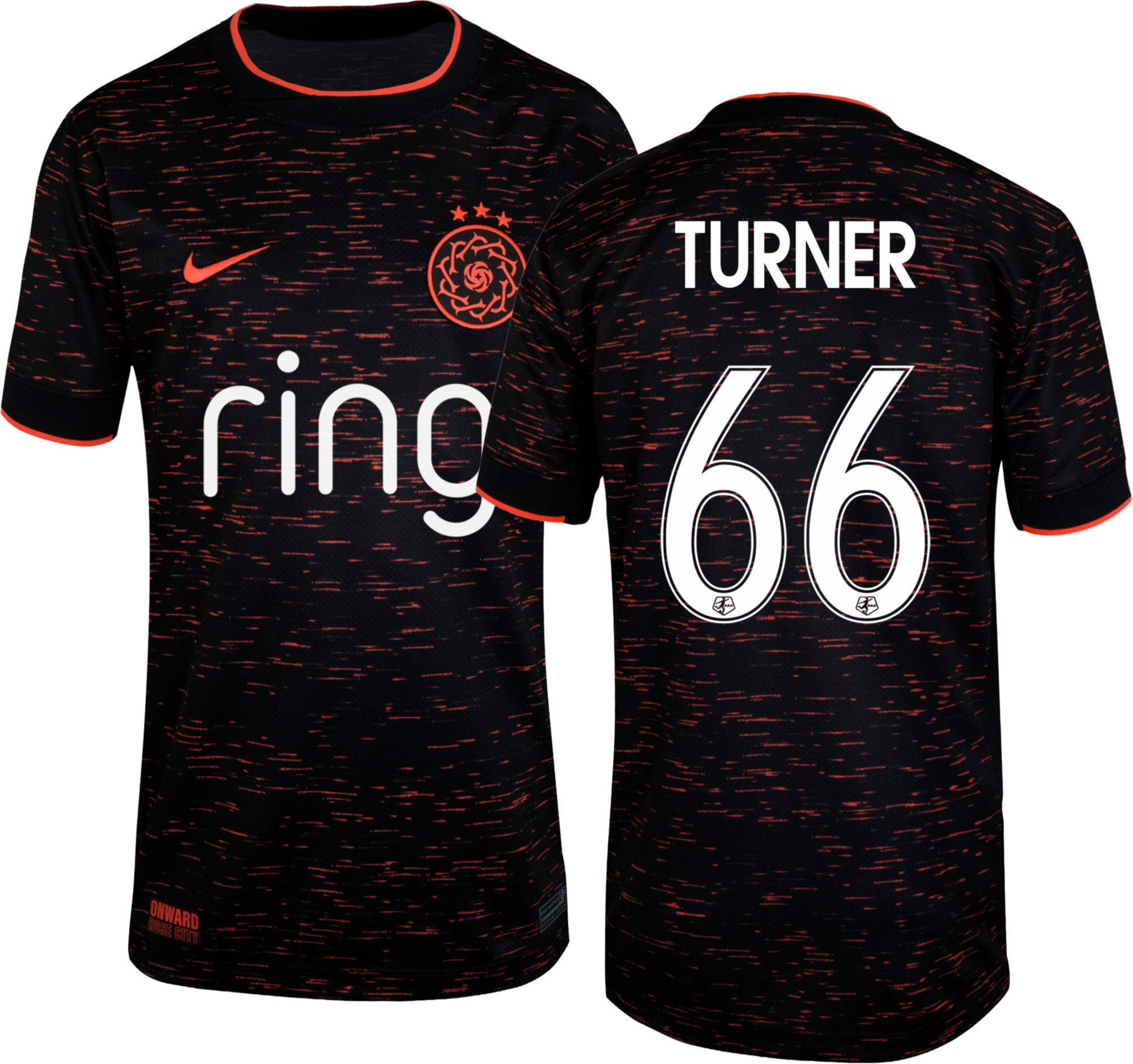 Nike Youth Portland Thorns Reilyn Turner #66 2026 Away Replica Jersey