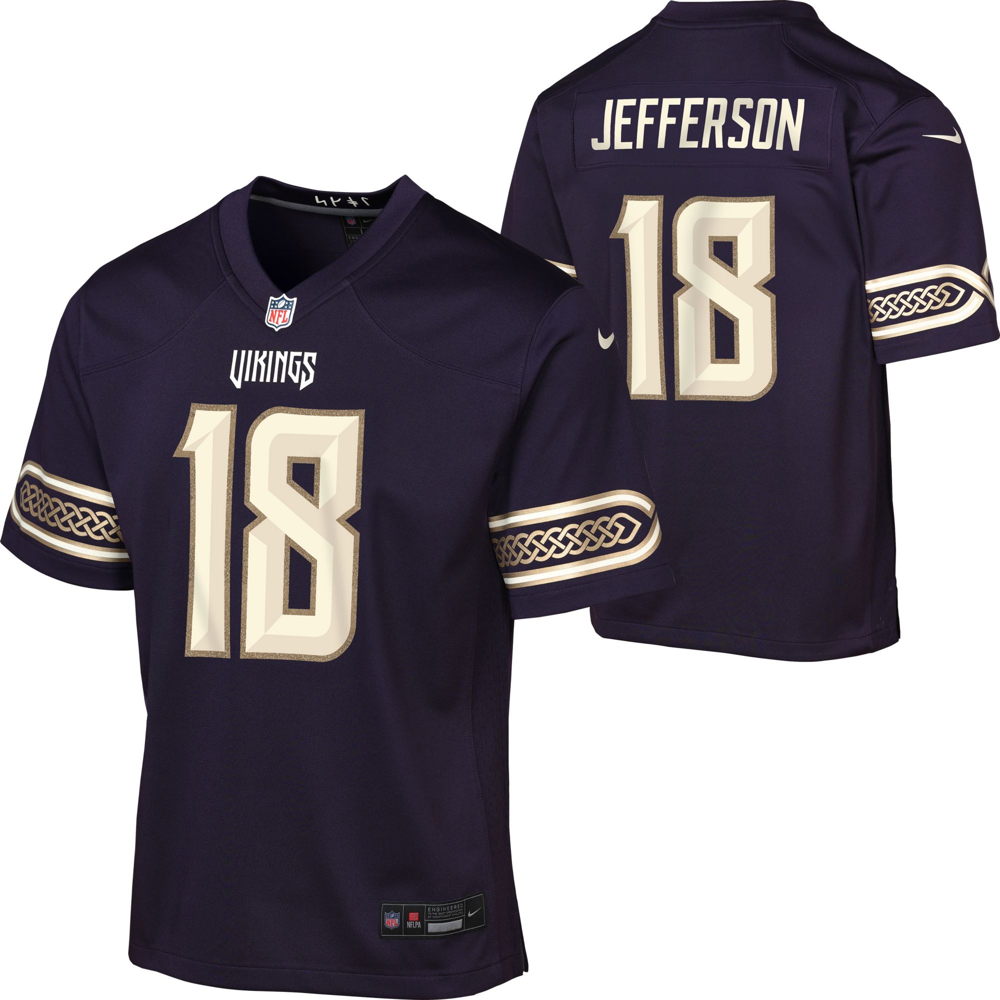 Nike Youth Minnesota Vikings Justin Jefferson NFL Rivalries Game Jersey