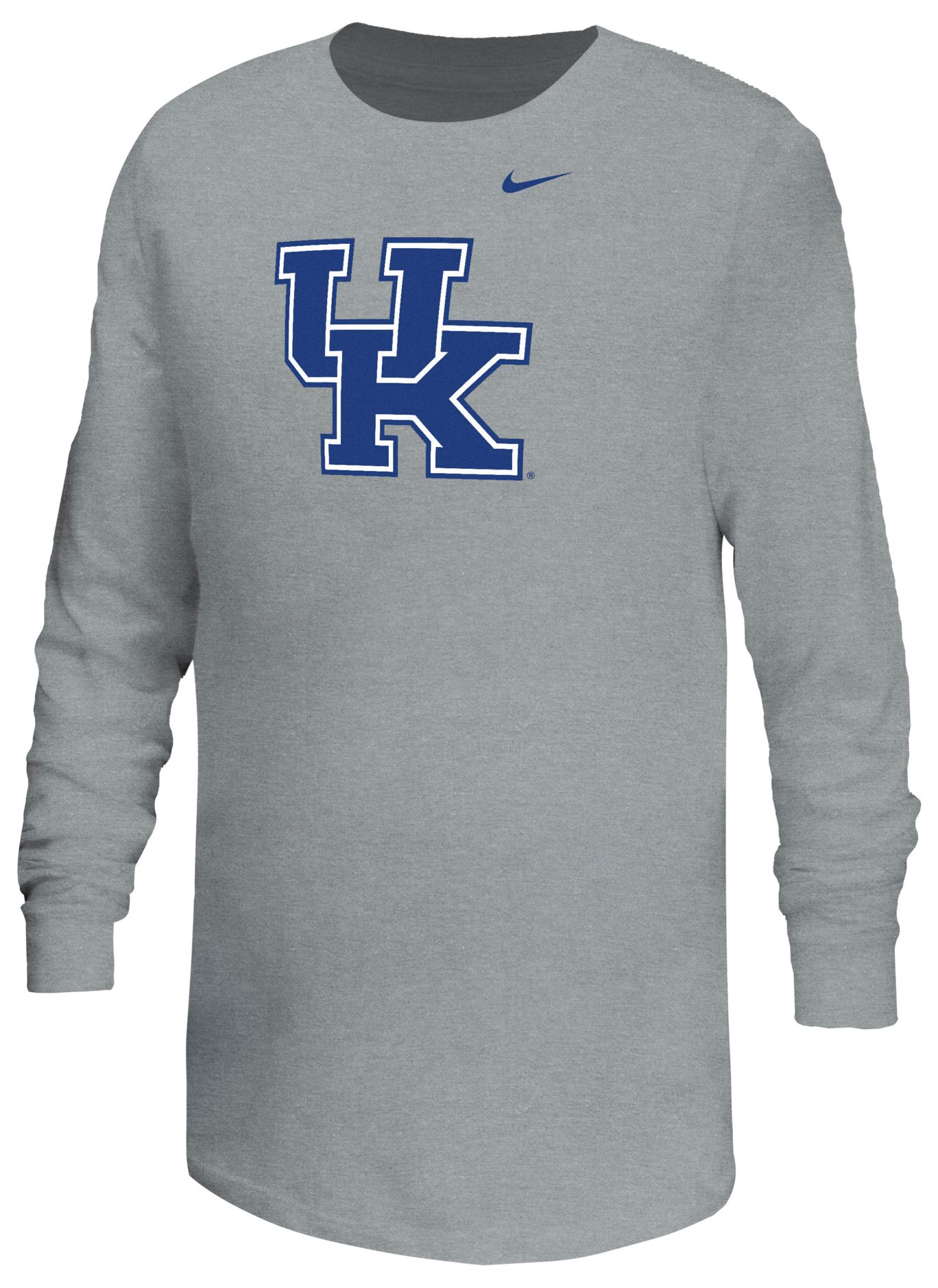 Nike Youth Kentucky Wildcats Gray Long Sleeve Shirt