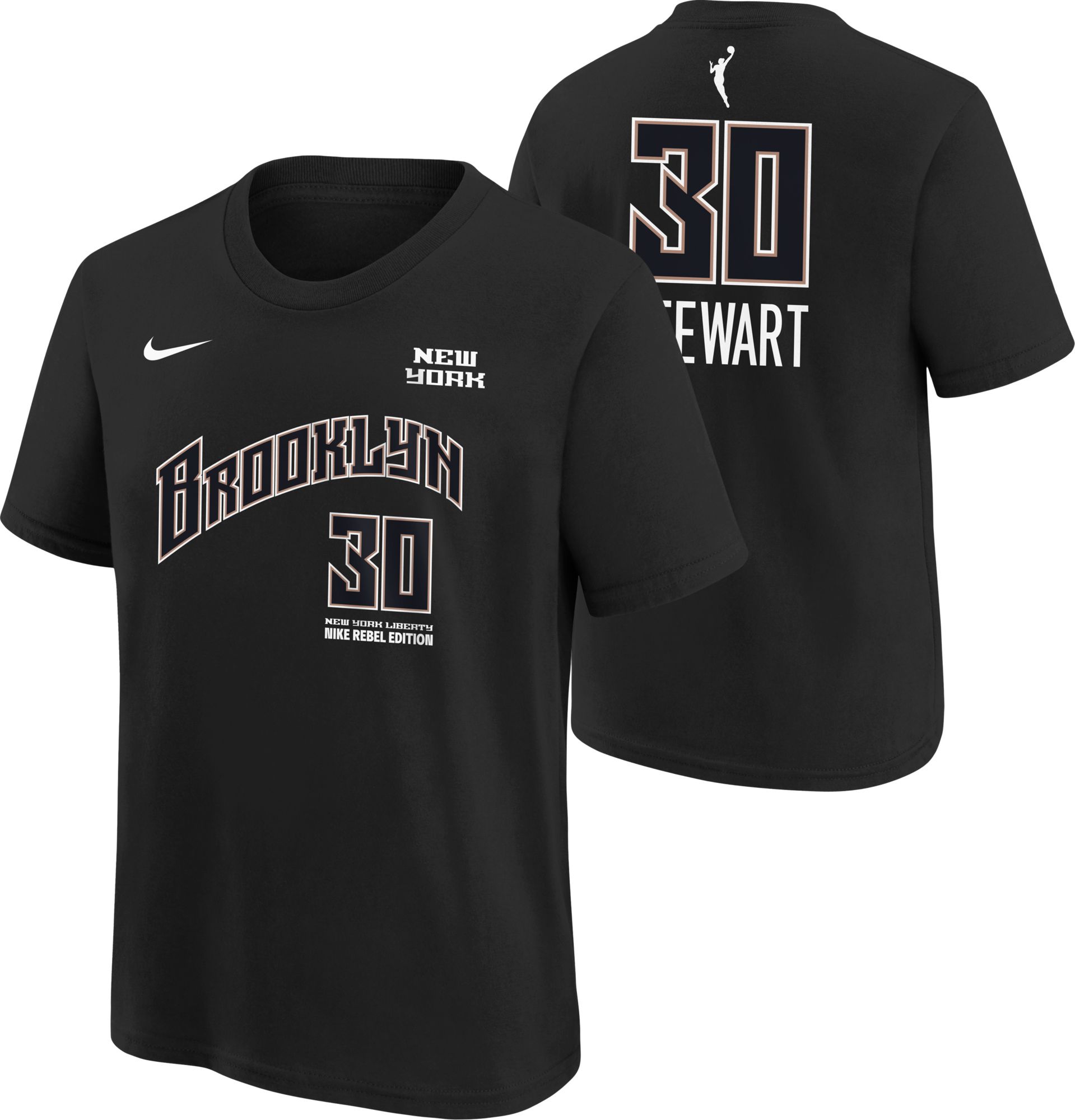 Nike Youth New York Liberty Mint Breanna Stewart #30  Rebel T-Shirt