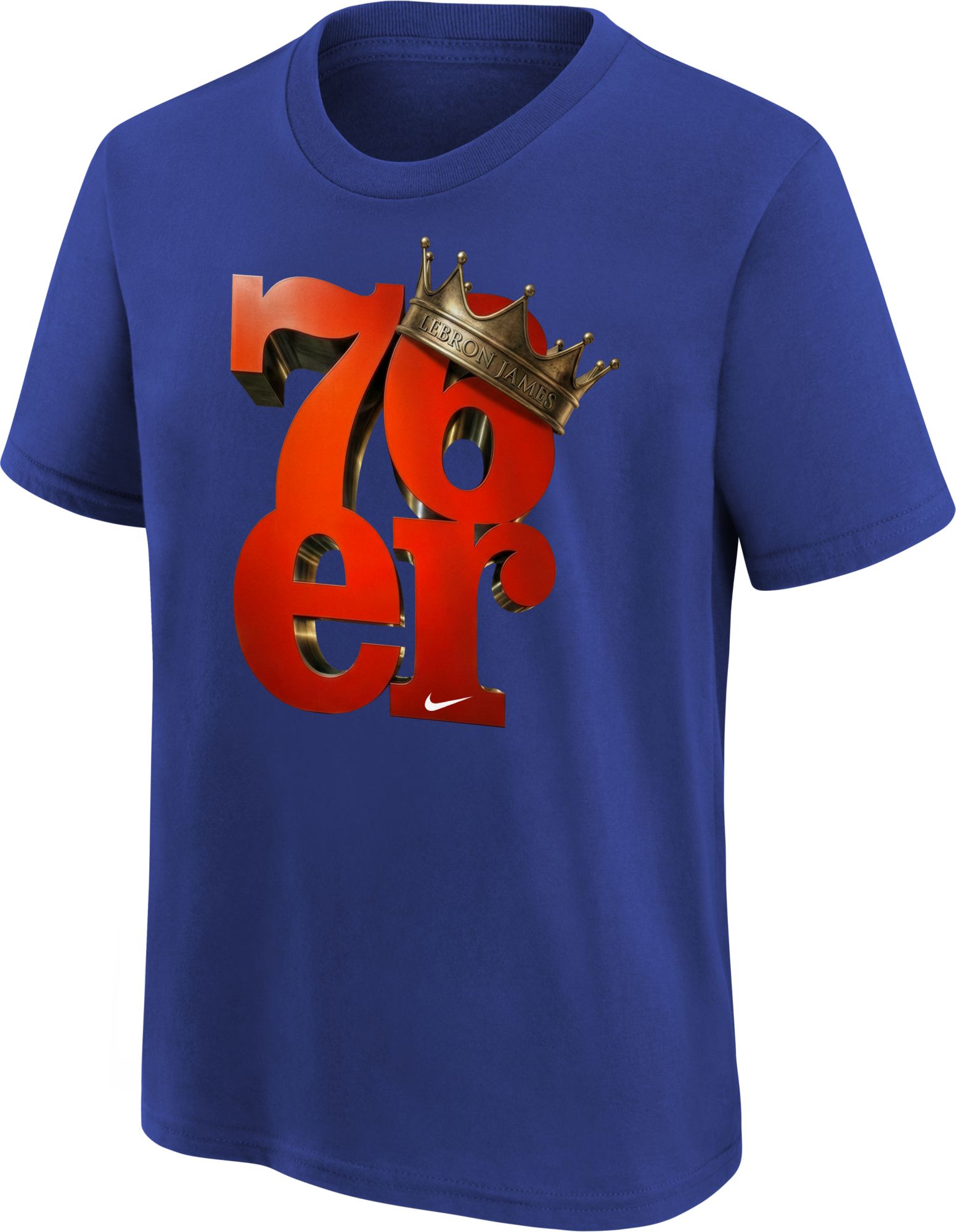 Nike Youth Philadelphia 76ers LeBron James Crown T-Shirt