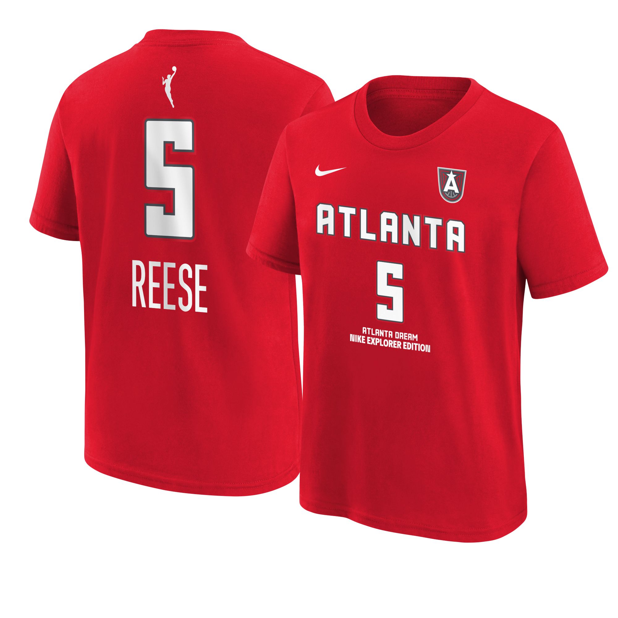 Nike Youth Atlanta Dream Red Angel Reese #5 T-Shirt