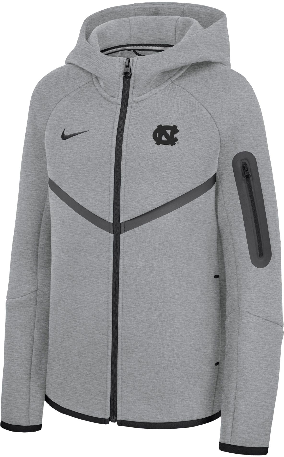 Nike Youth North Carolina Tar Heels Tech Fleece Full-Zip Hoodie