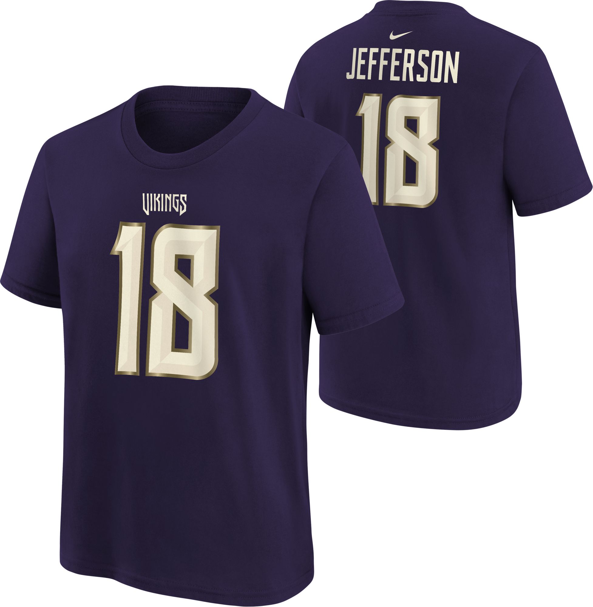 Nike Youth Minnesota Vikings Justin Jefferson NFL Rivalries T-Shirt