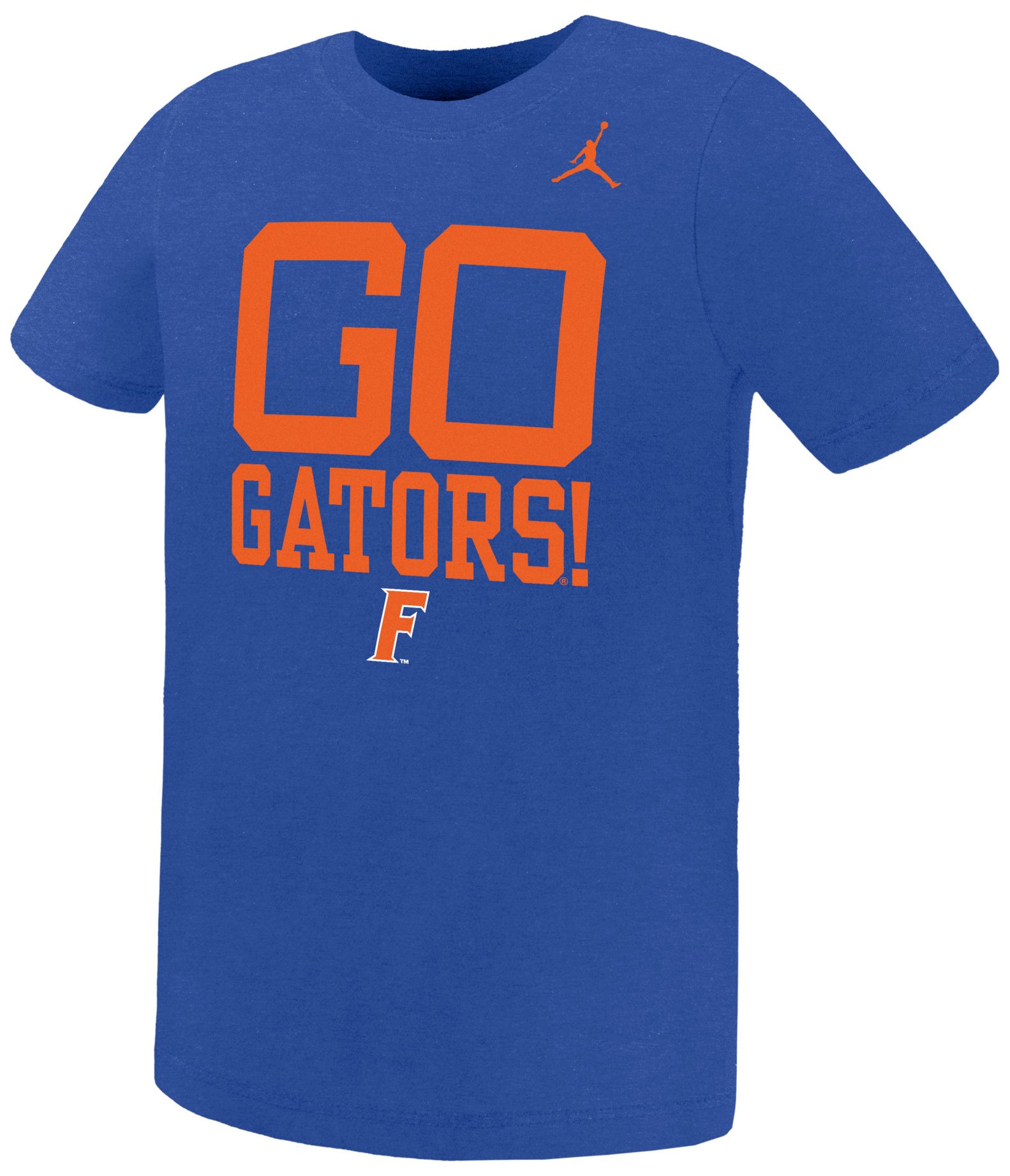 Nike Youth Florida Gators Royal Mascot Over Name T-Shirt